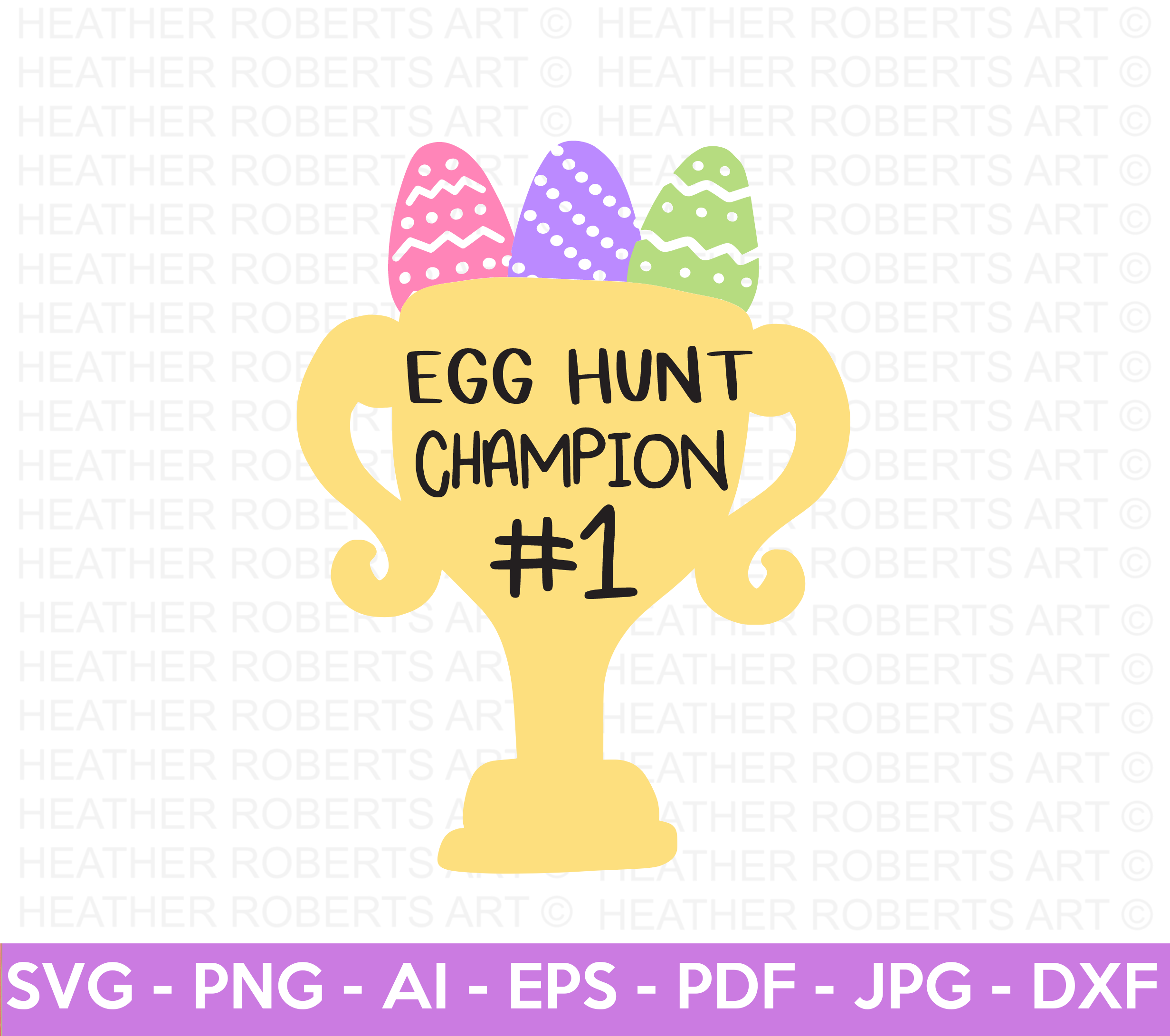 Egg Hunt Champion SVG