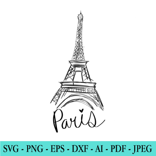 Eiffel Tower - Paris SVG