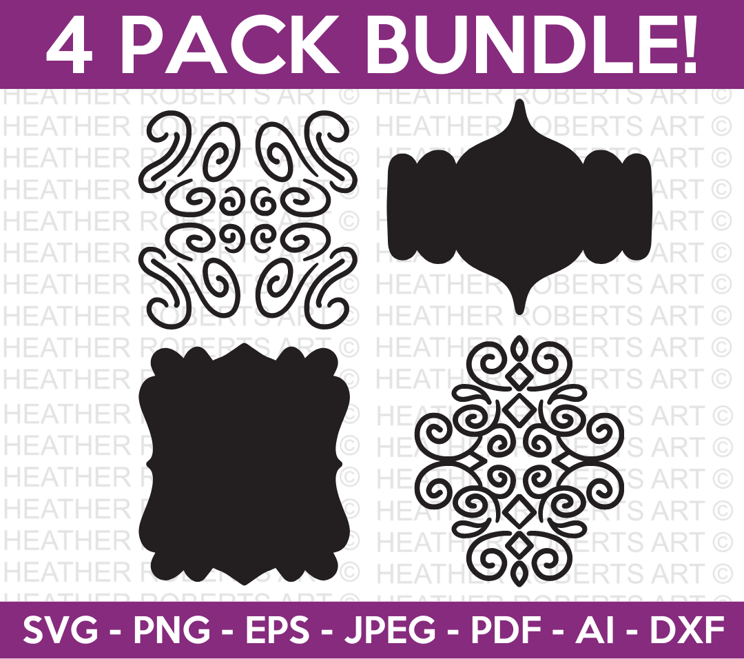 Elegant Ornaments SVG Bundle