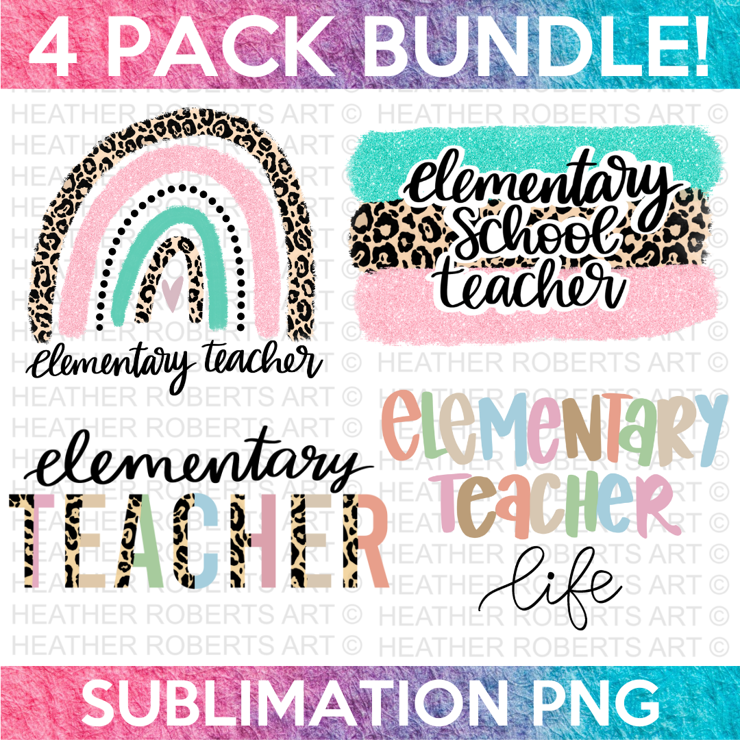Elementary Teacher Sublimation Bundle