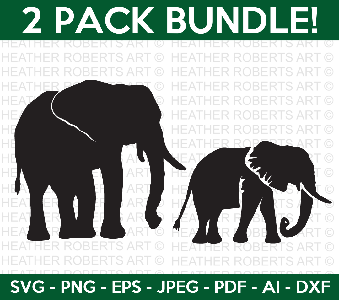 Elephant Mini SVG Bundle
