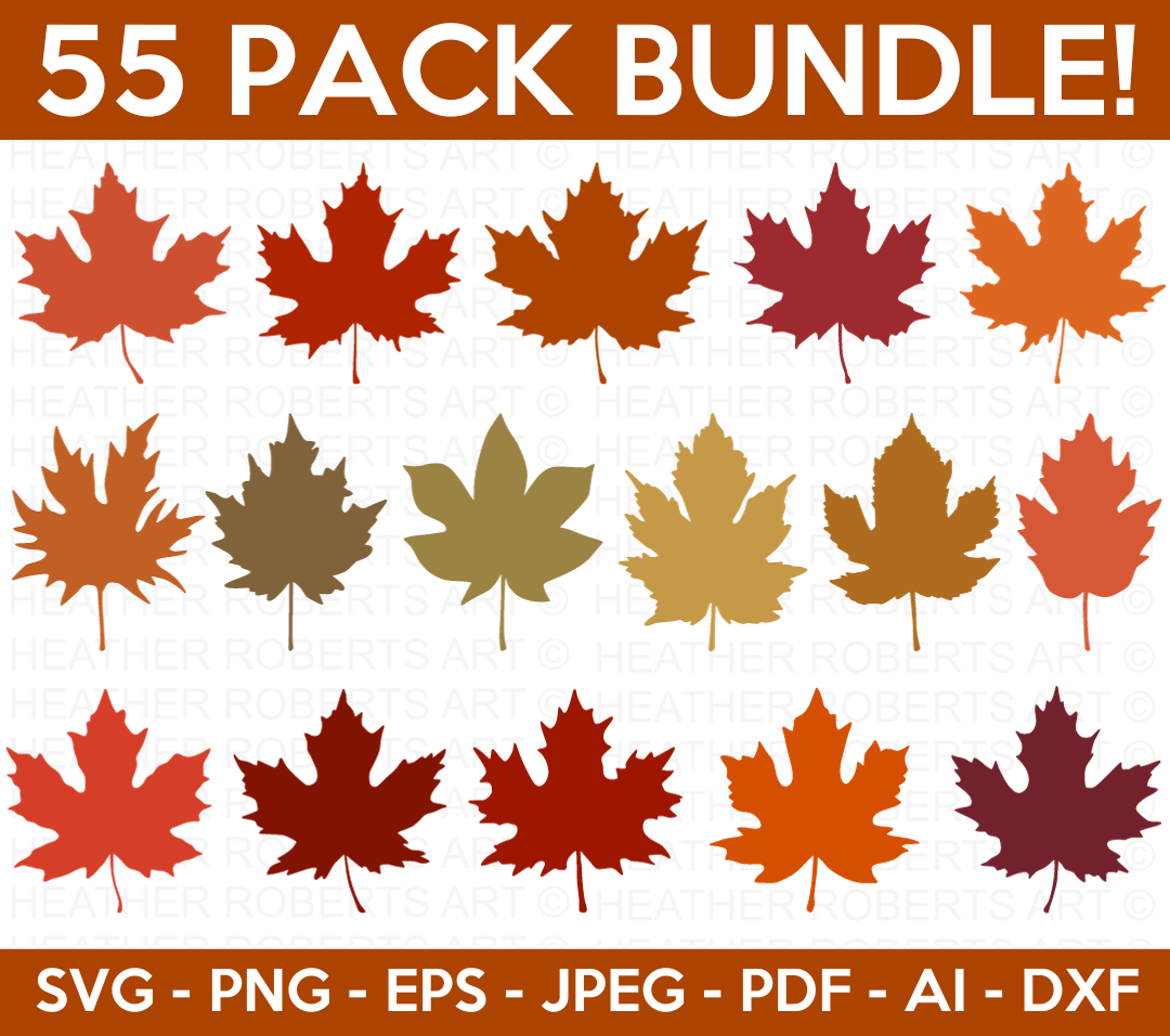 Fall Leaves SVG Bundle