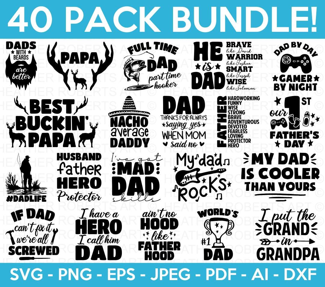 Fathers Day SVG Bundle