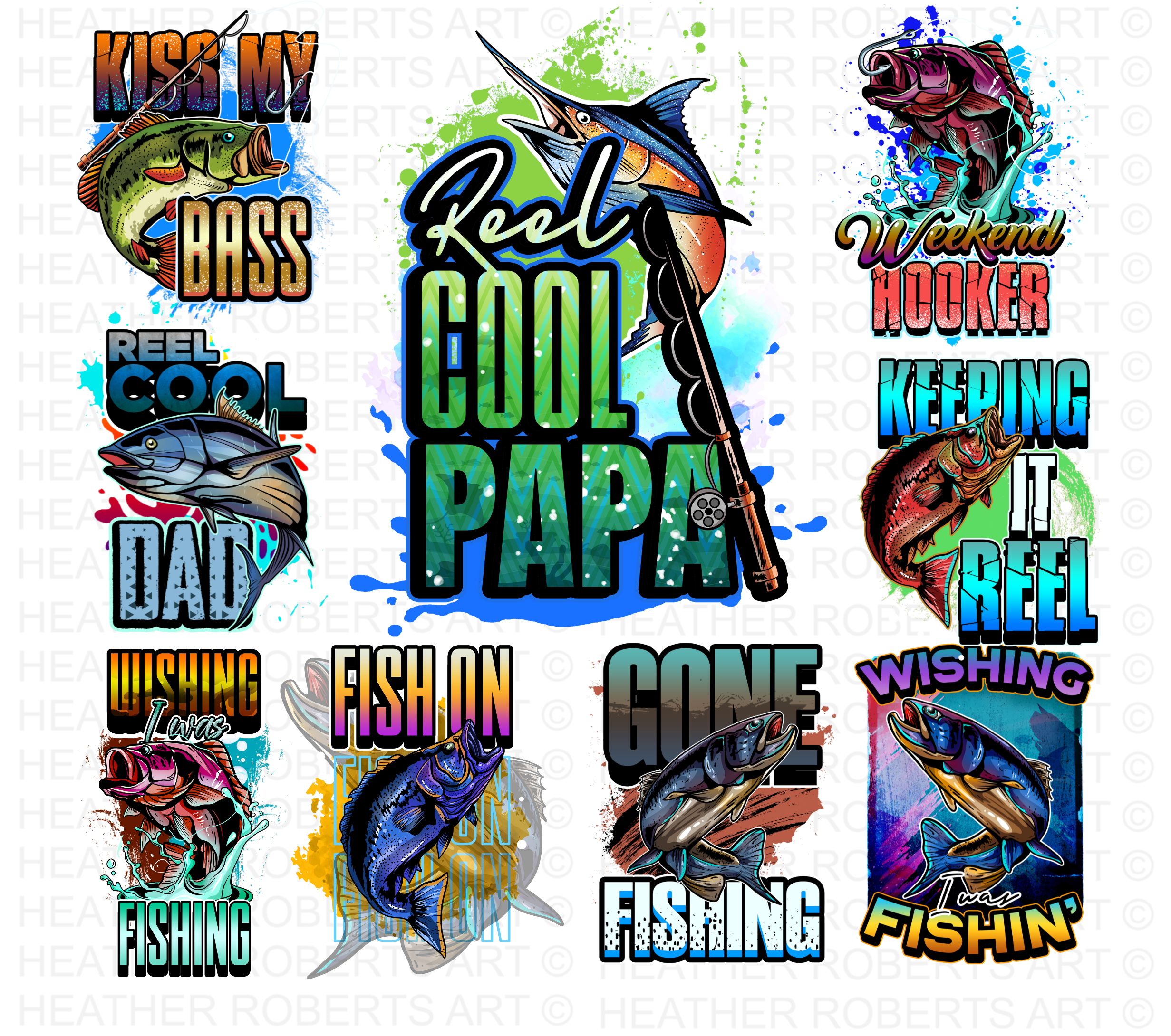 Fishing Sublimation Bundle