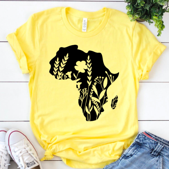 Floral Africa SVG