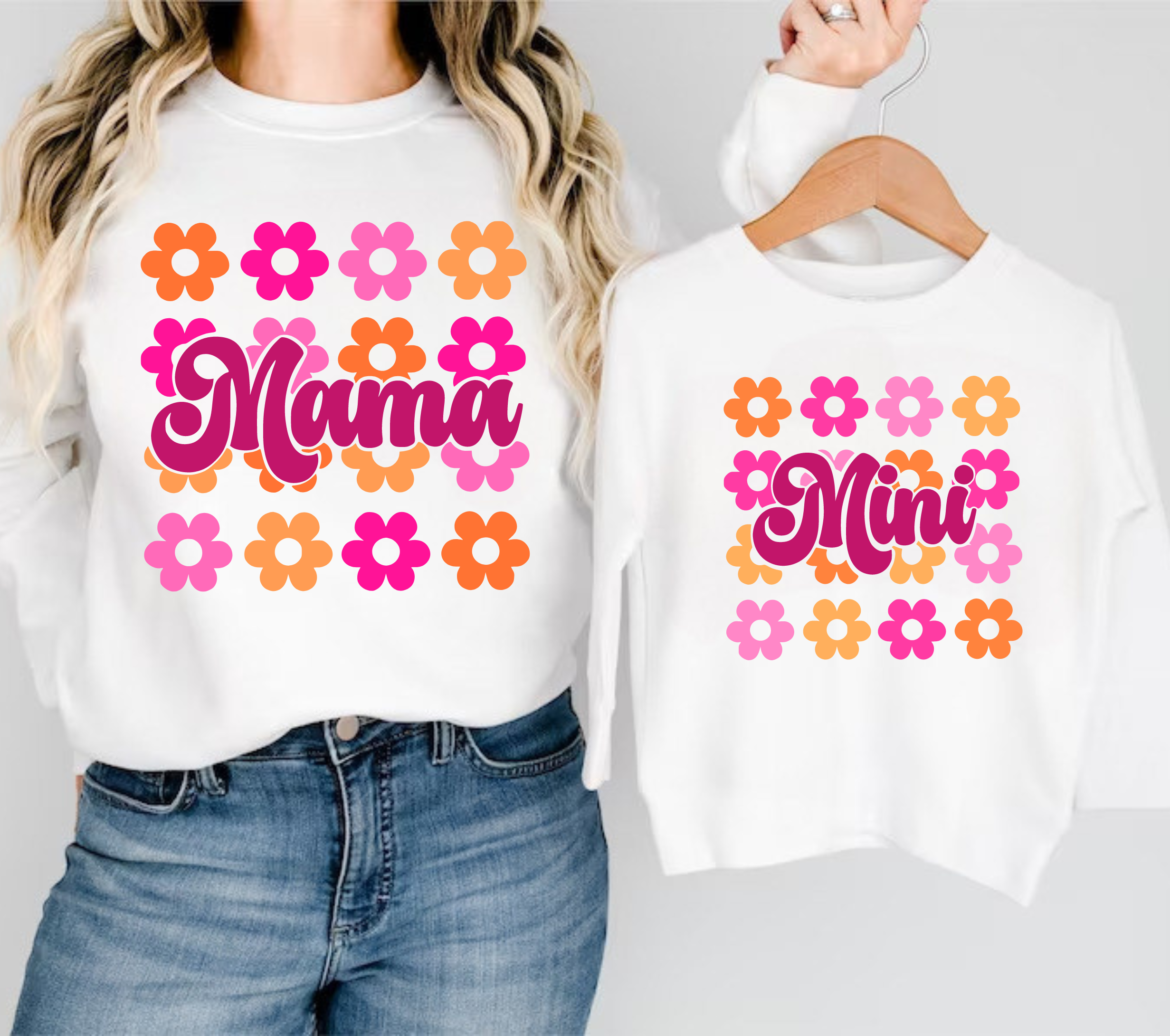 Floral Mama and Mini Matching SVG