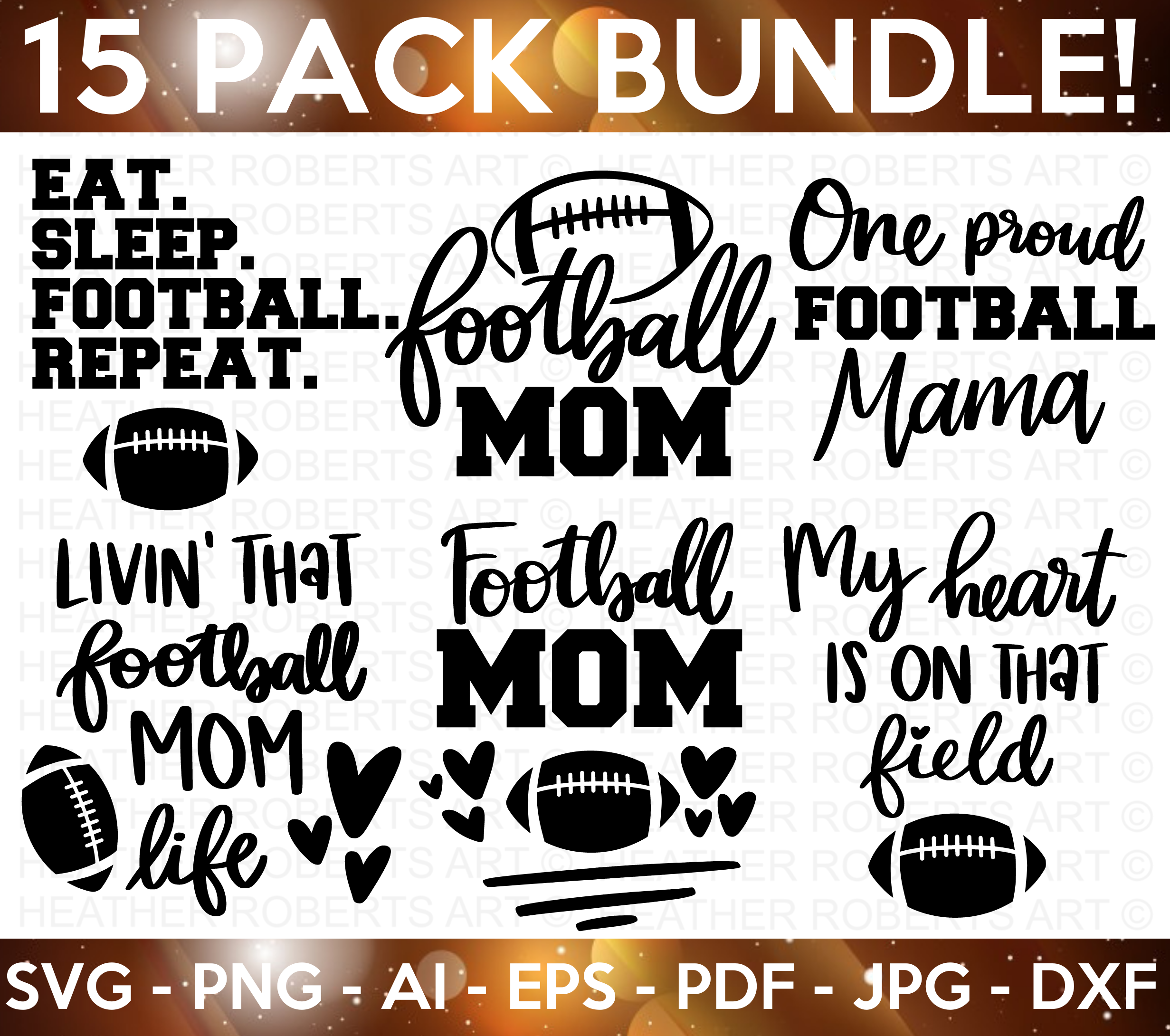 Football Mom SVG Bundle