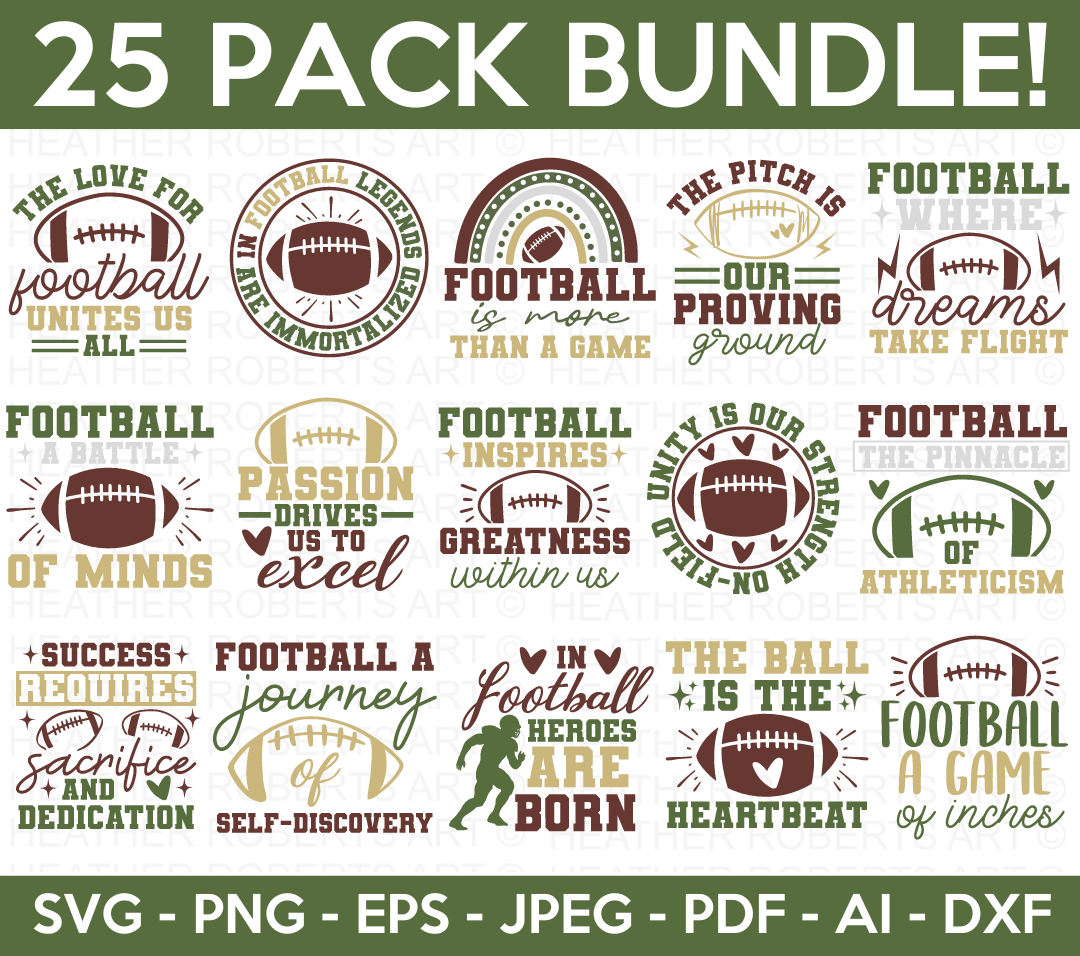 Football SVG Bundle