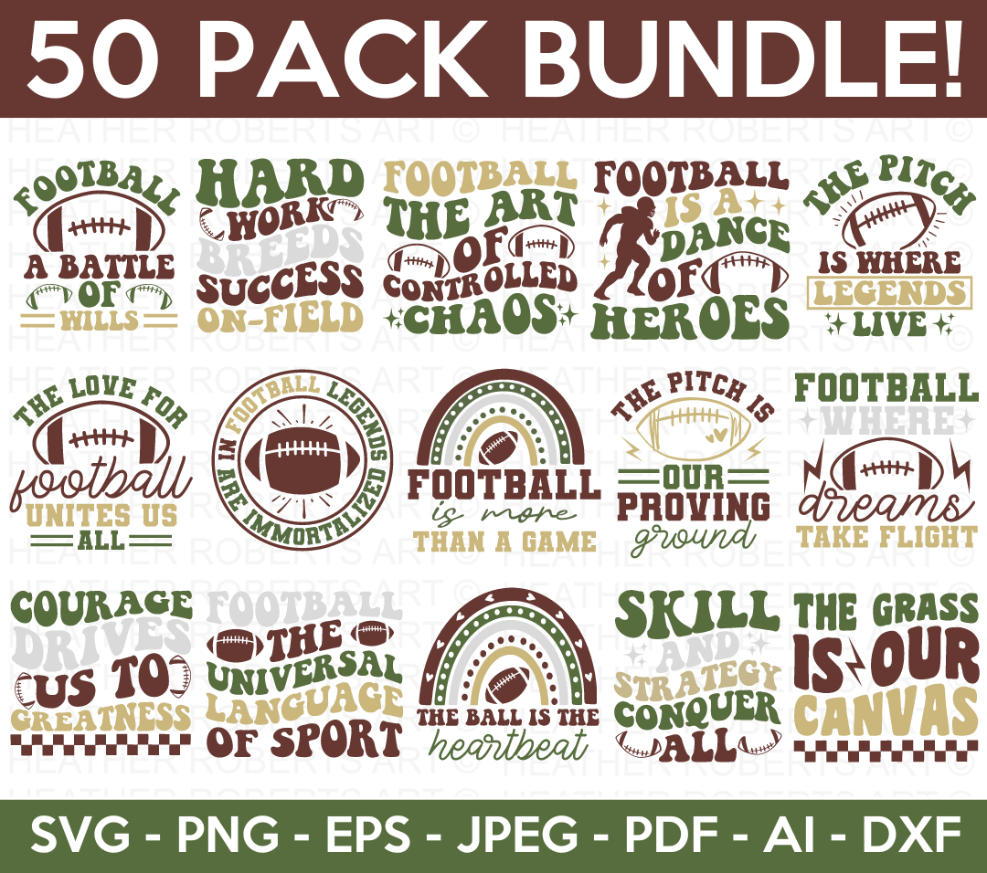 Football SVG Bundle