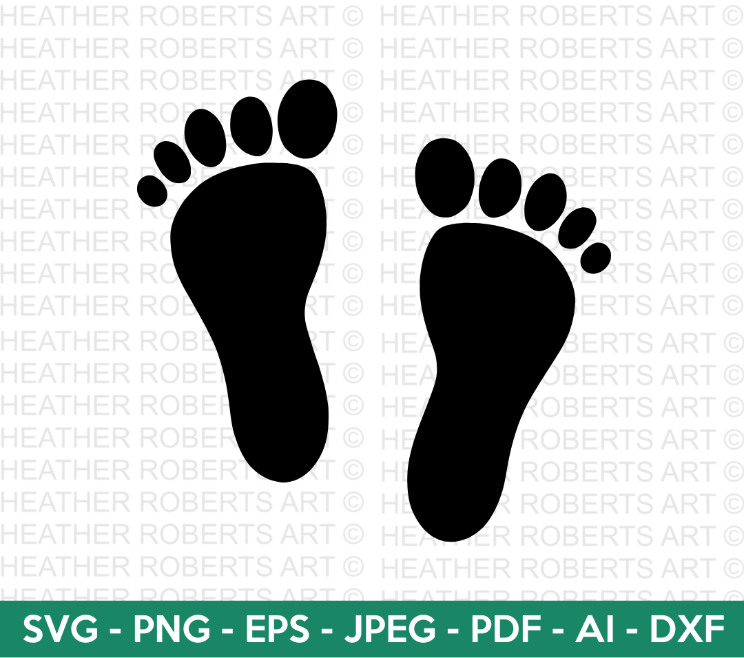 Footprints SVG