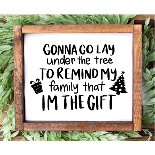 Funny Christmas - I'm the Gift SVG