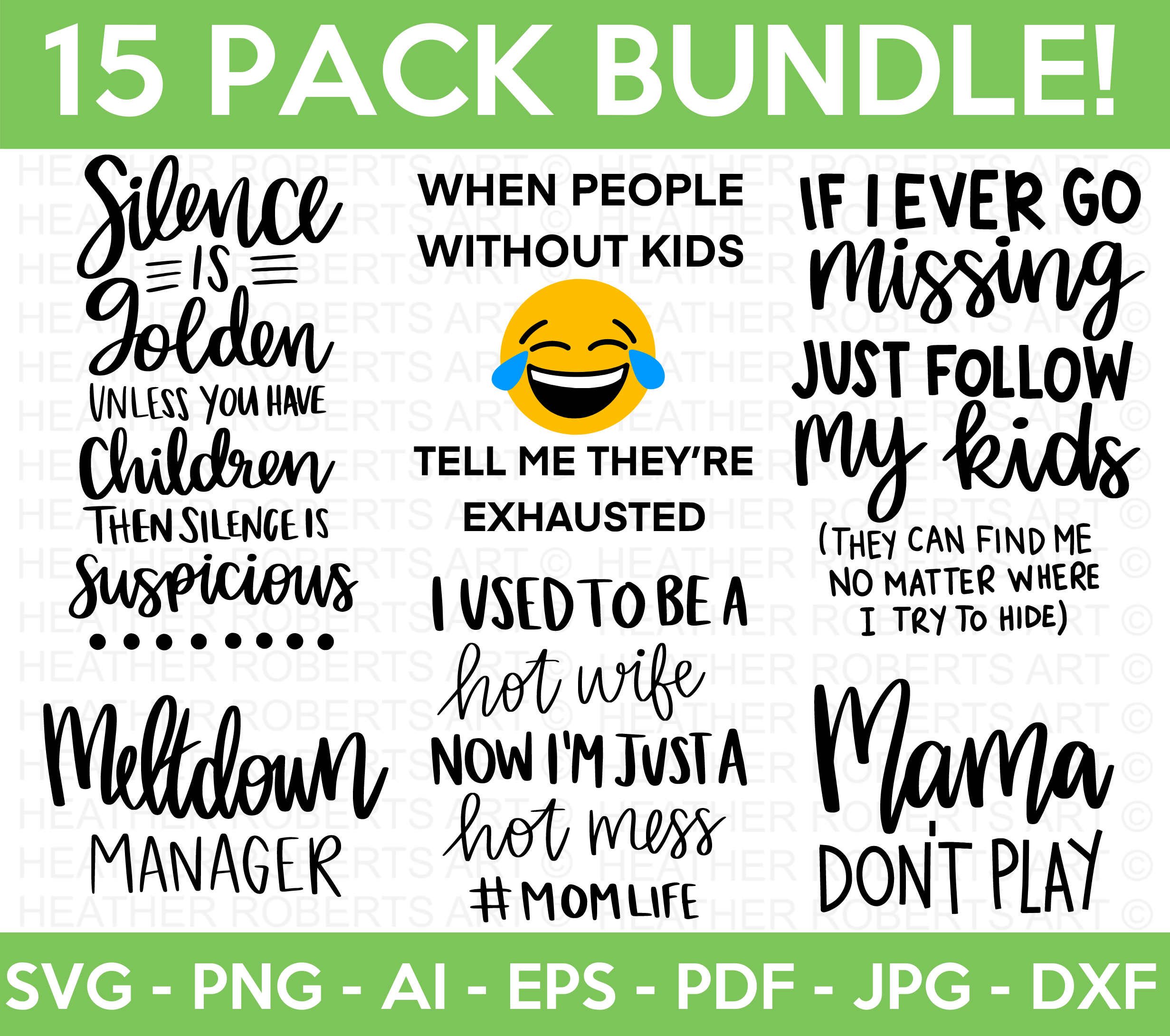 Funny Mom SVG Bundle