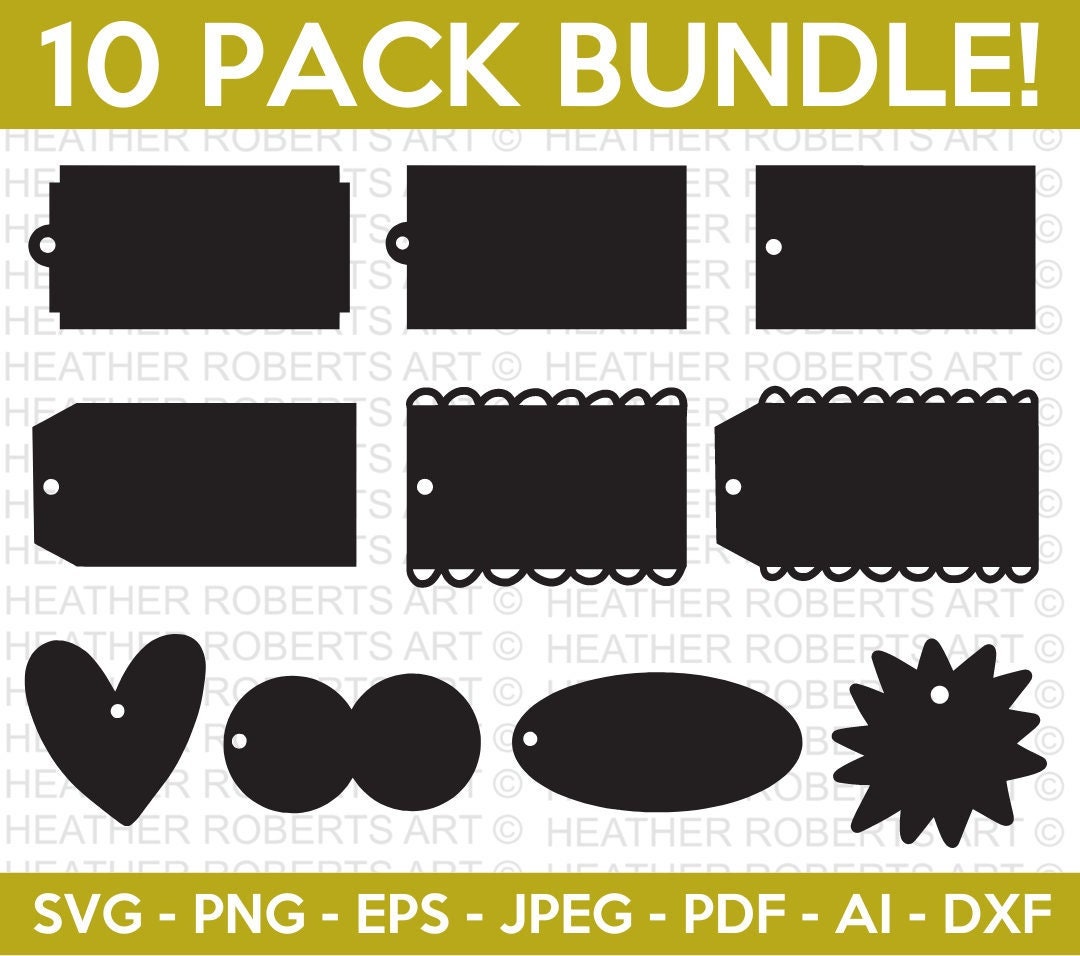 Gift Tags SVG Bundle