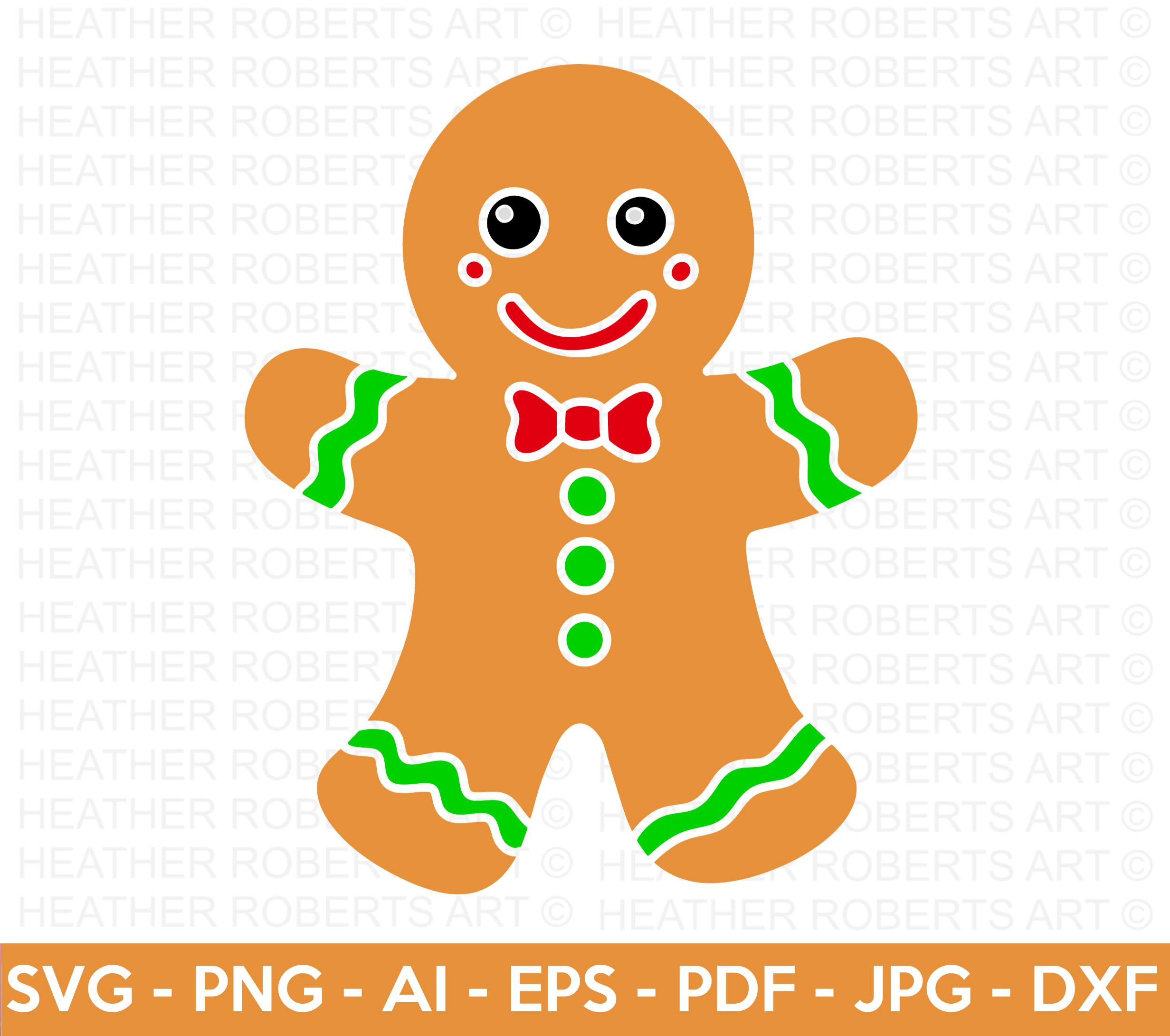 Gingerbread Man SVG
