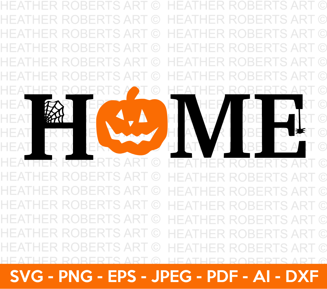 Halloween Pumpkin - Home SVG