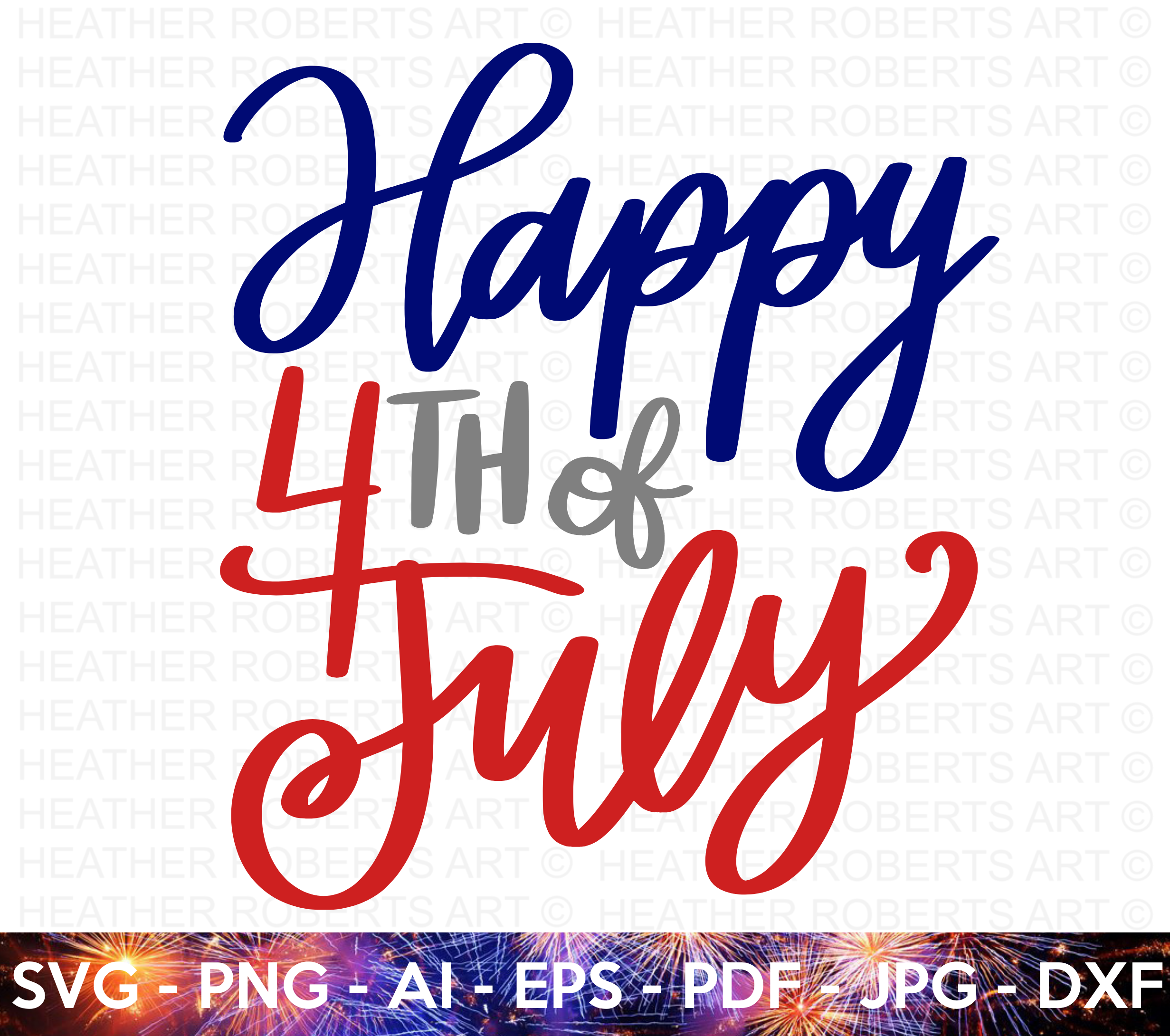 Happy 4th of July SVG