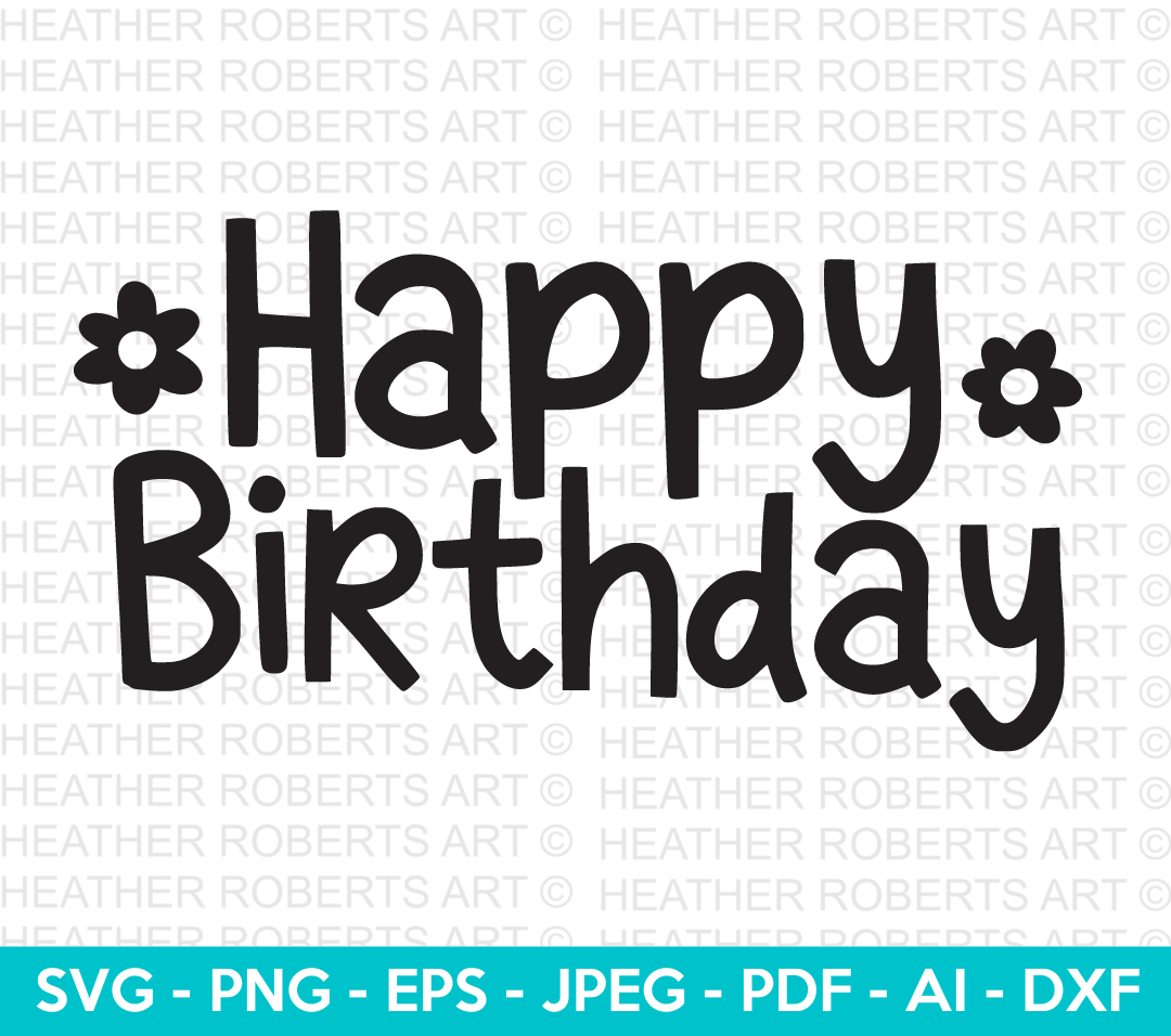 Happy Birthday SVG