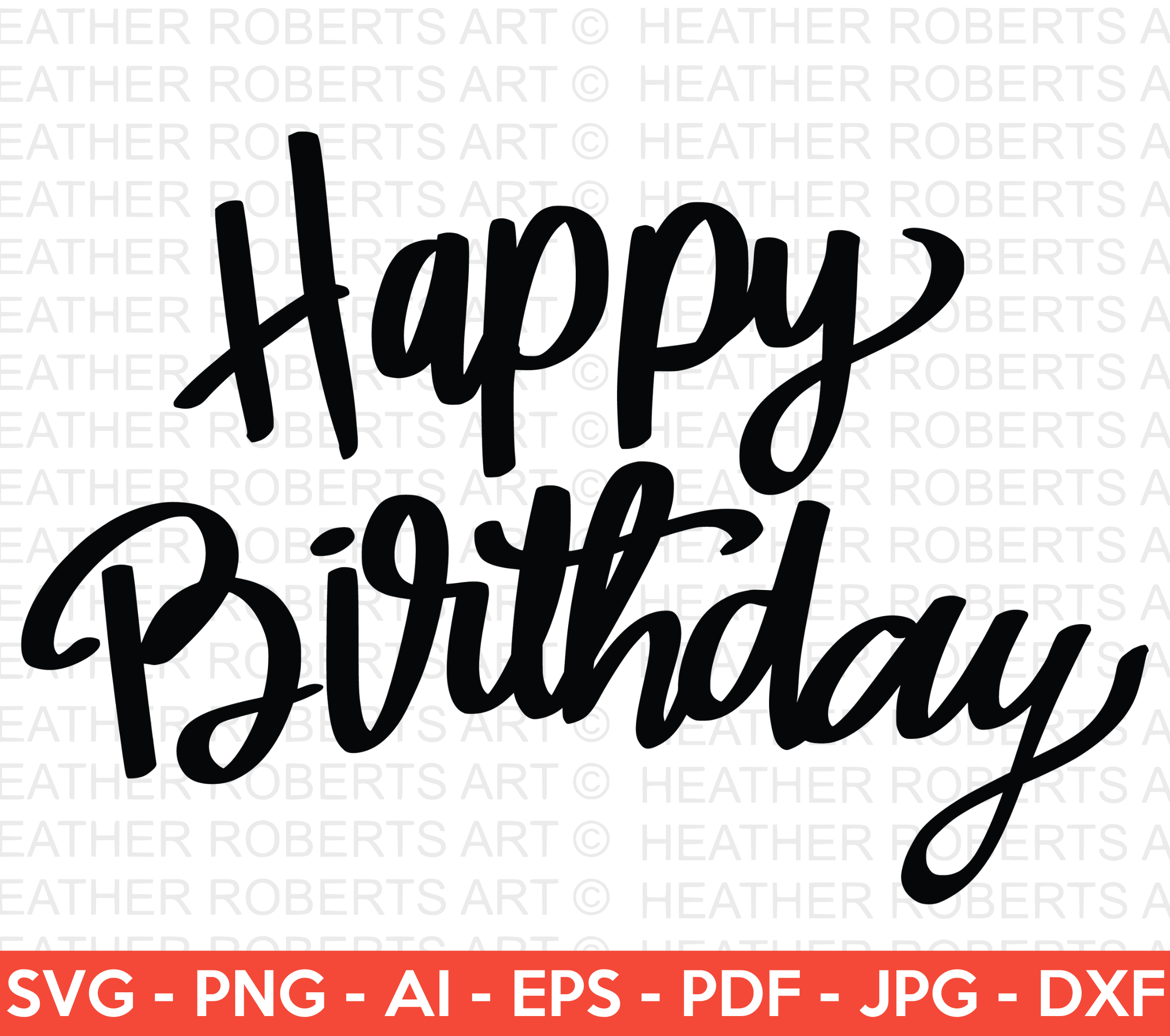 Happy Birthday SVG
