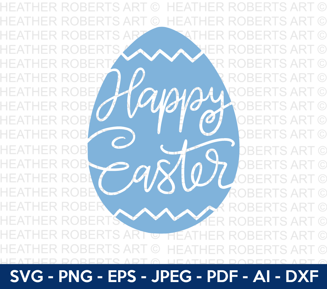 Happy Easter Egg SVG