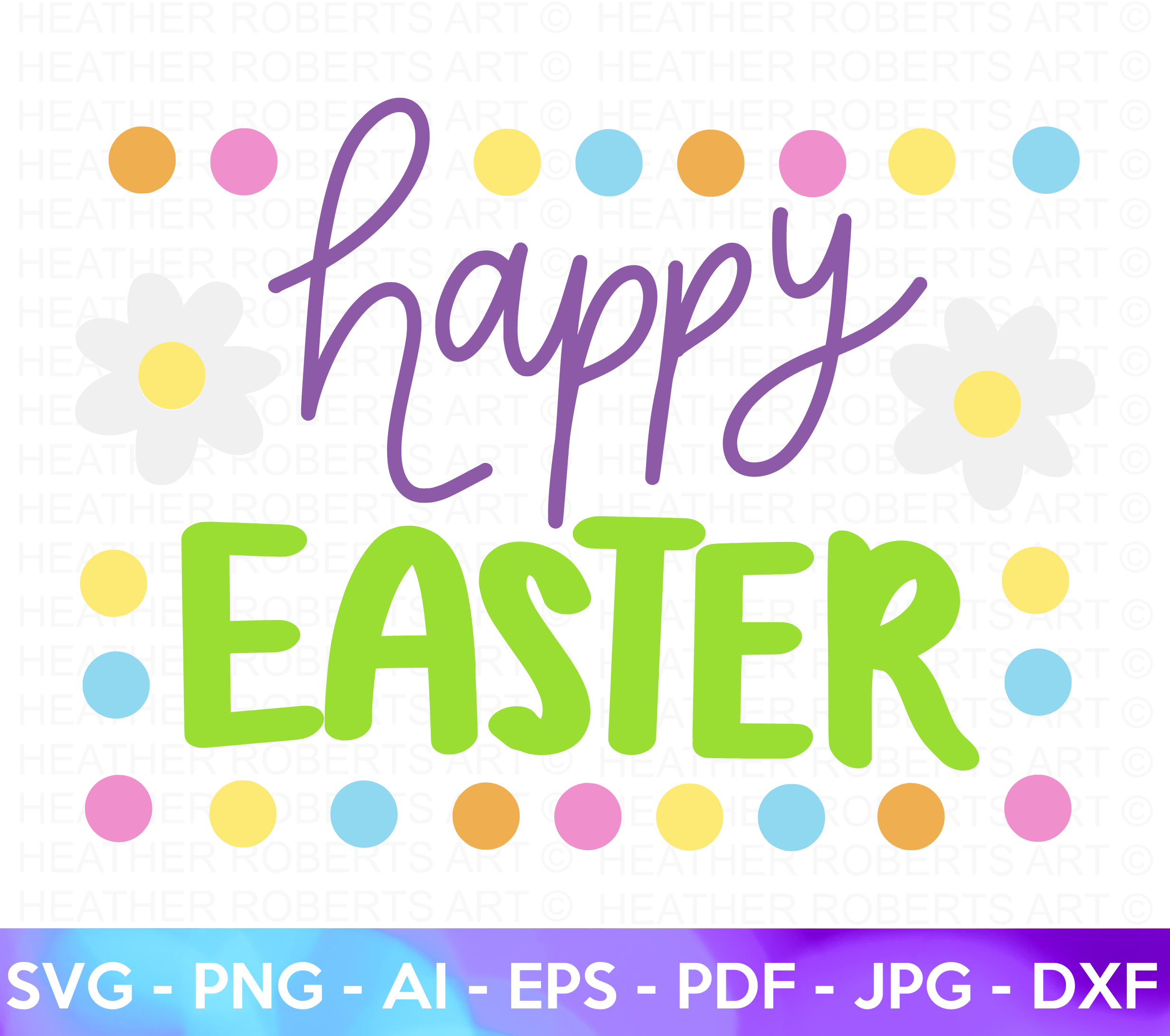 Happy Easter SVG