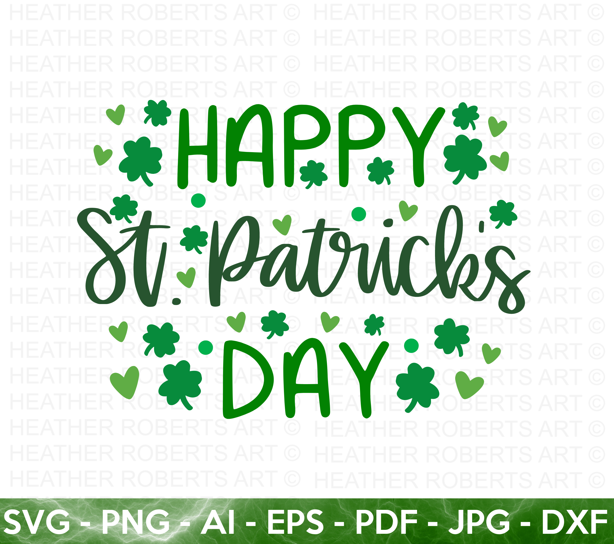 Happy St. Patrick's Day SVG