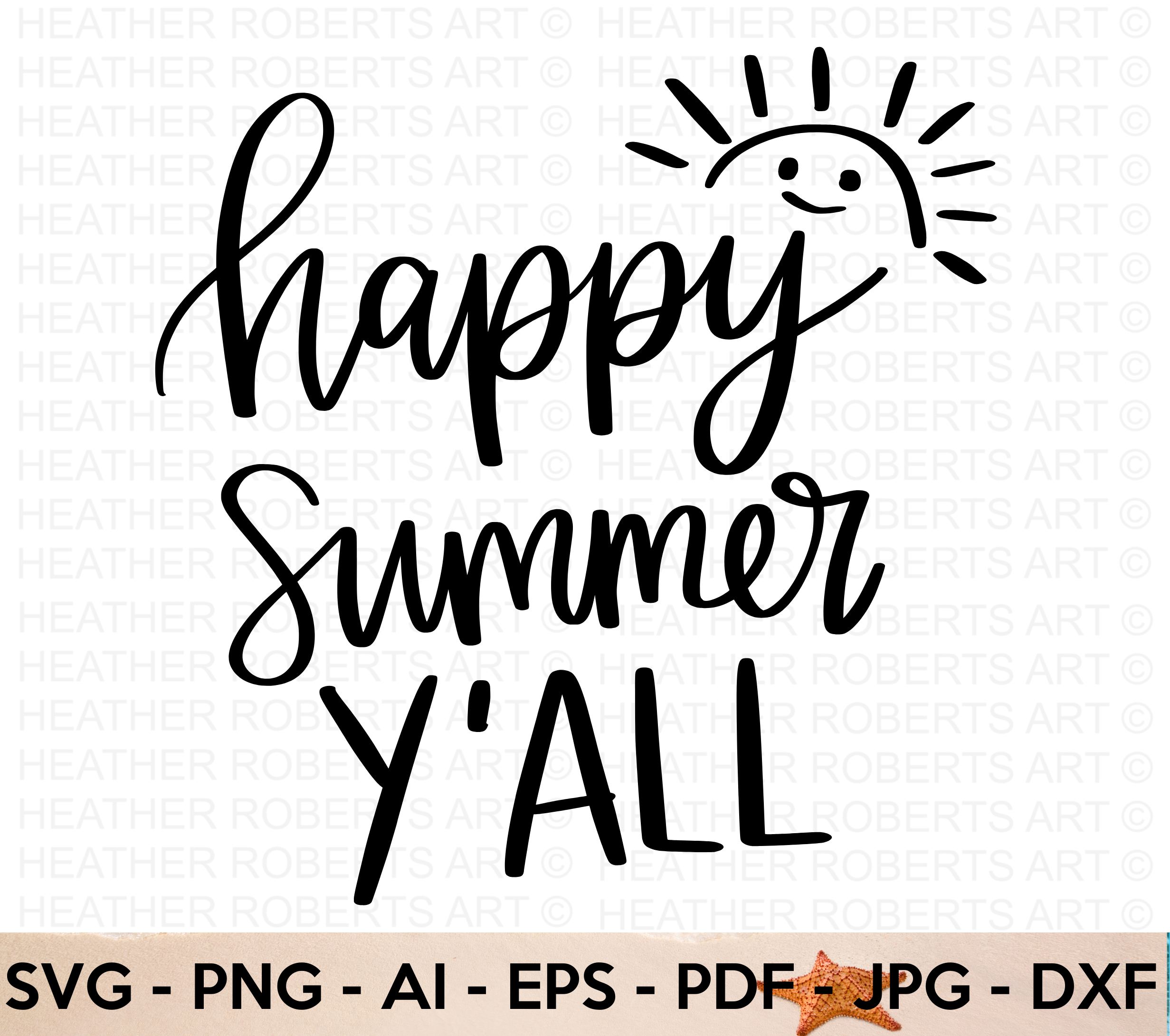 Happy Summer Y'All SVG