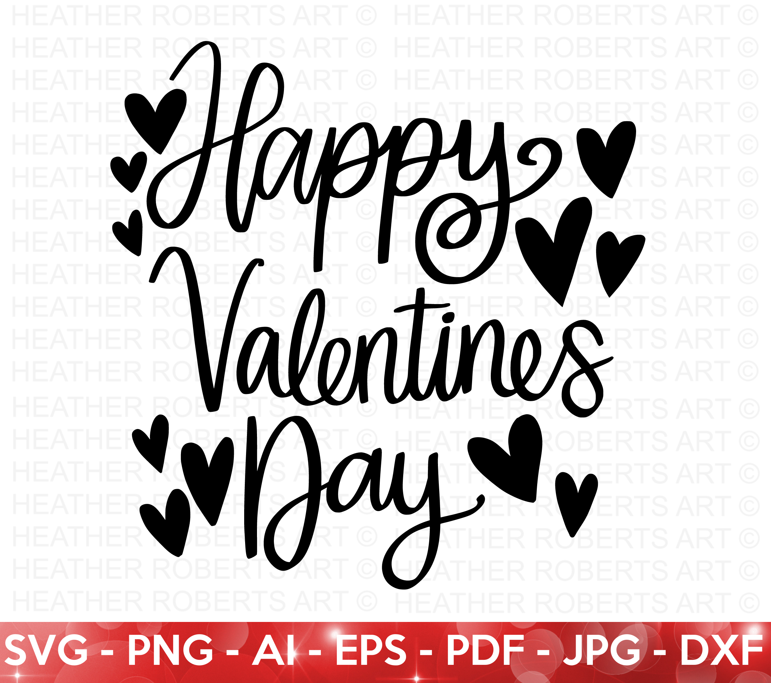Happy Valentine's Day SVG
