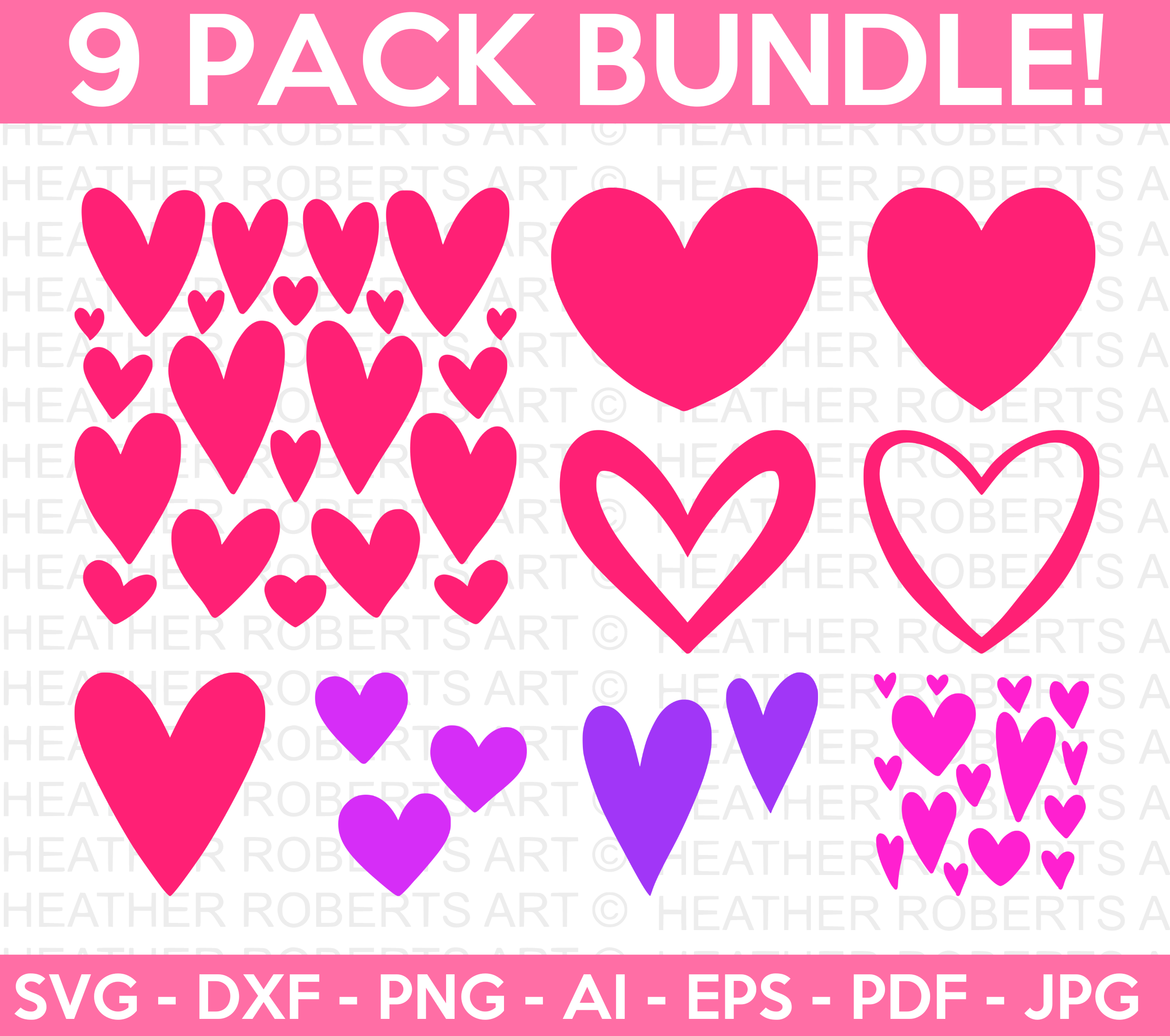 Heart SVG Bundle