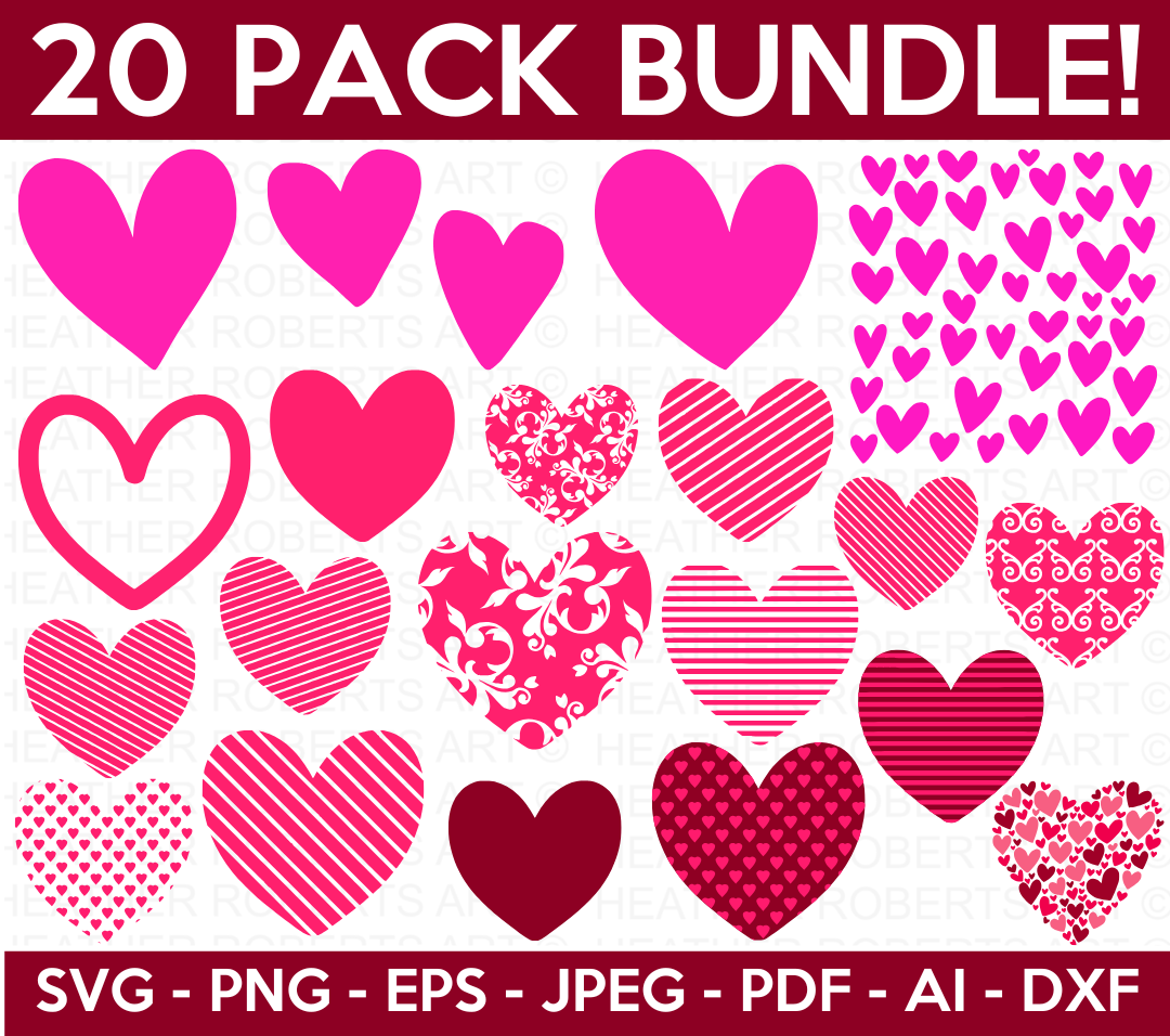 Heart SVG Bundle
