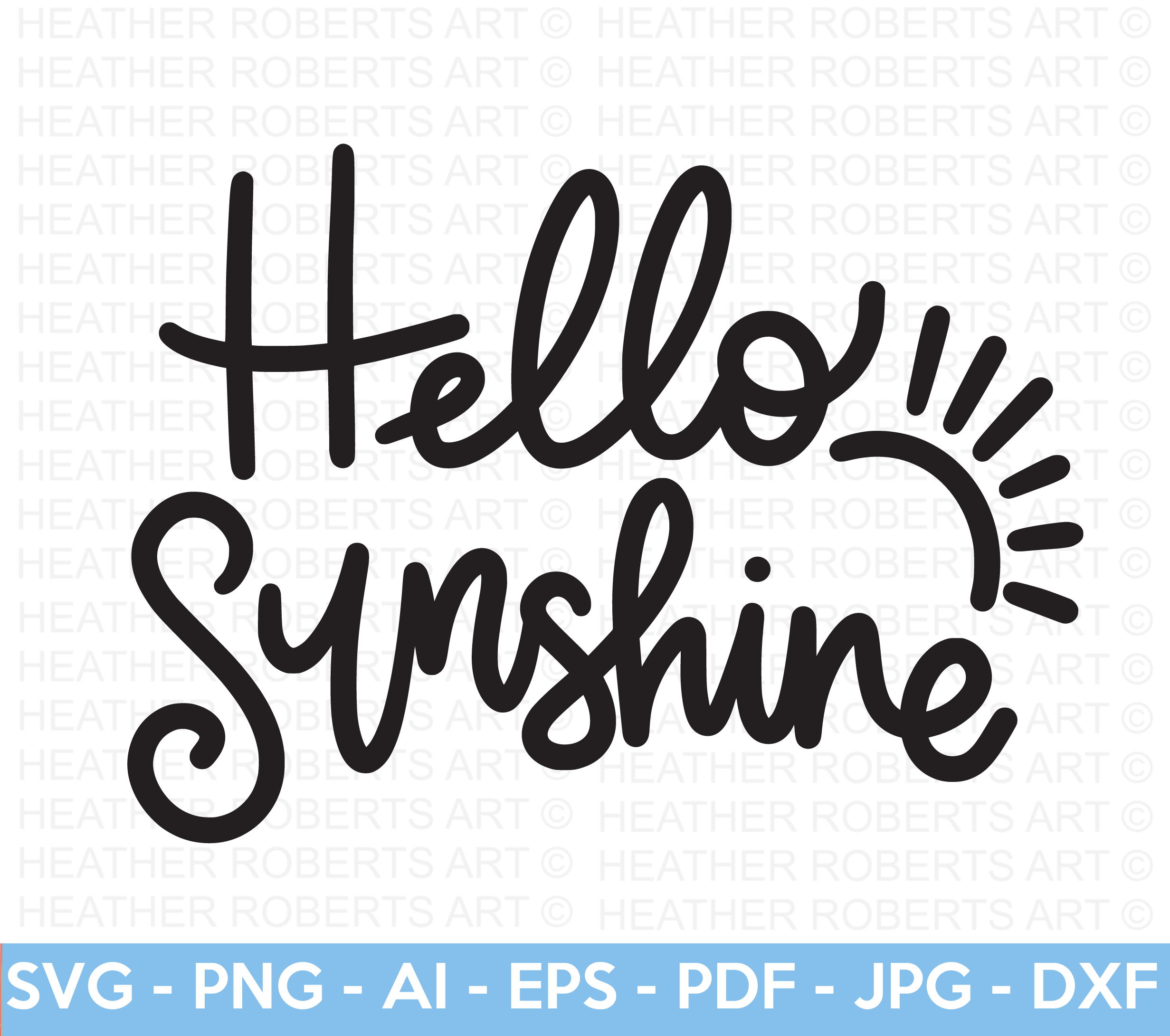 Hello Sunshine SVG