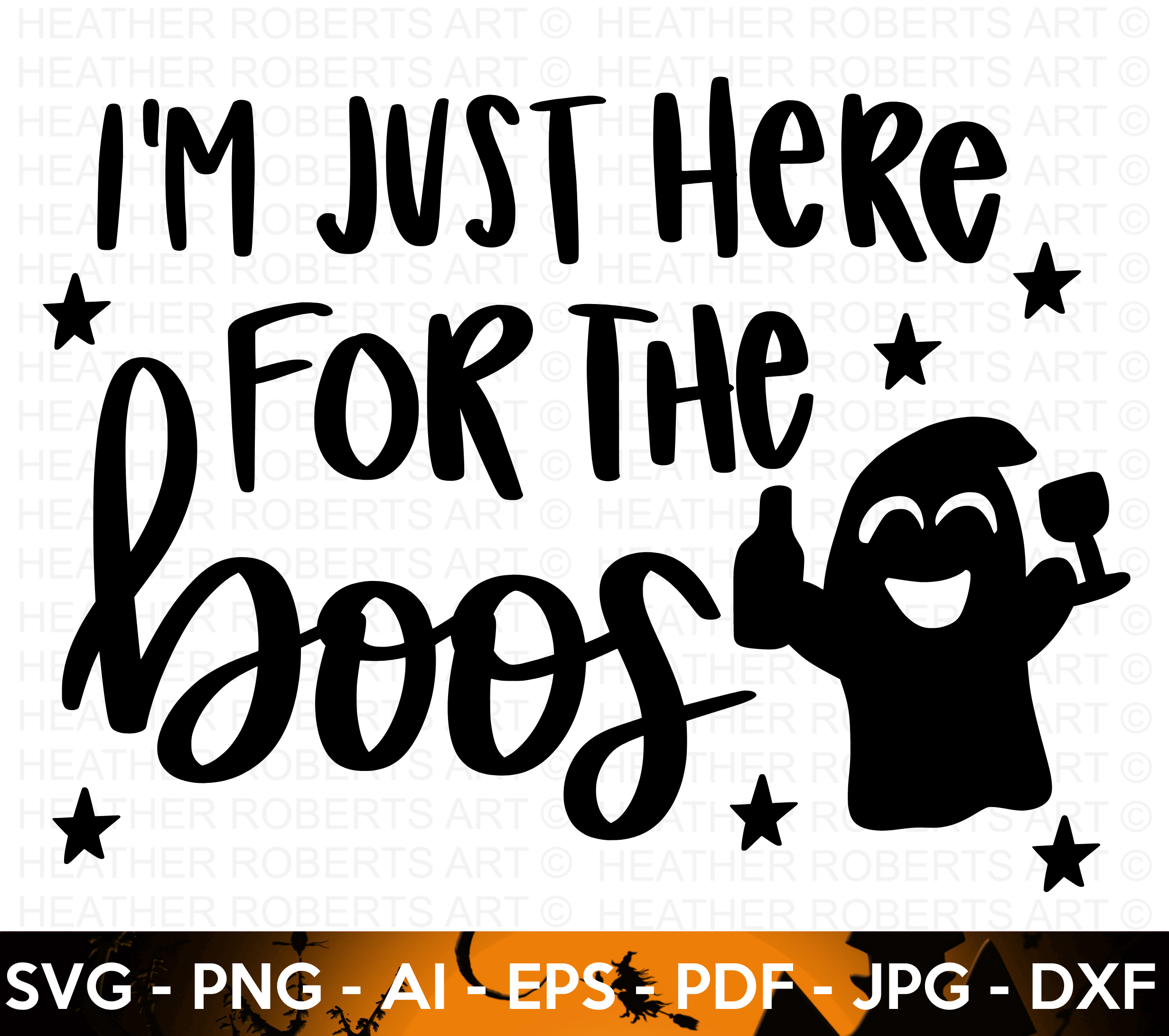 Here for the Boos SVG