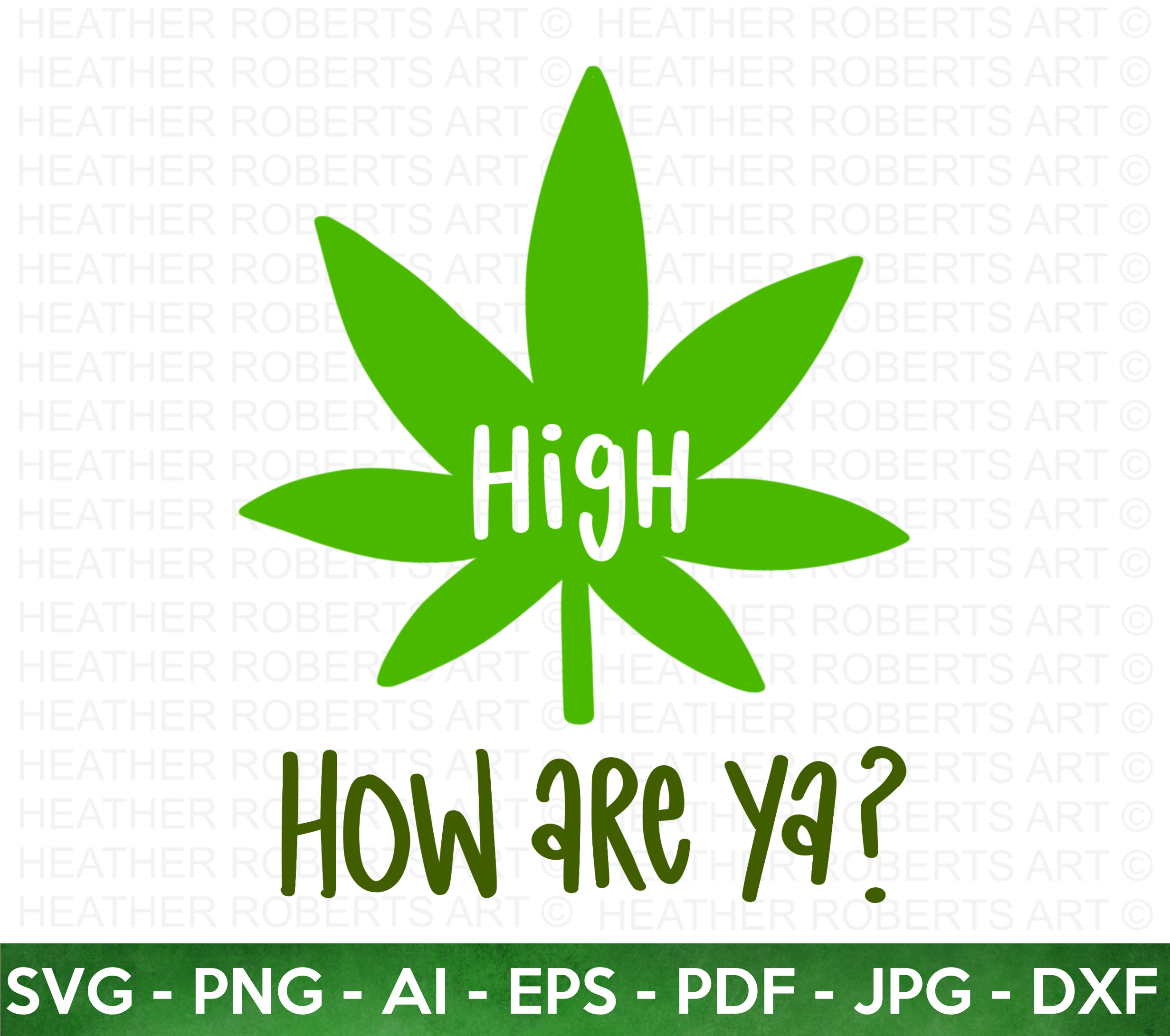 High How Are Ya SVG