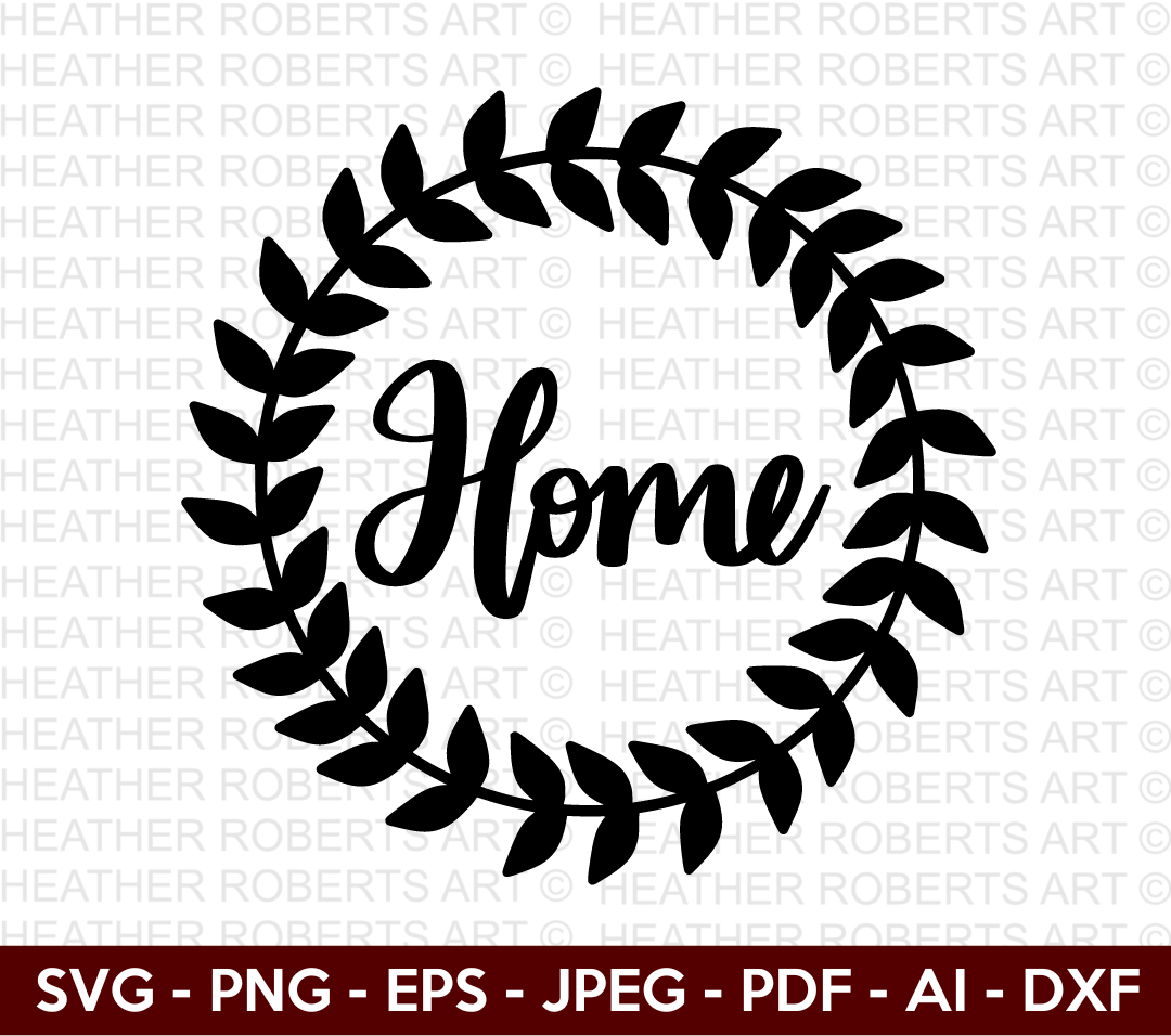 Home Frame SVG