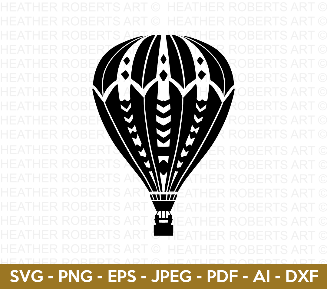 Hot Air Balloon Svg