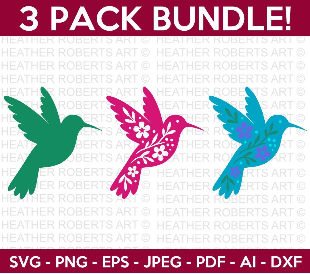 Hummingbird Svg Bundle