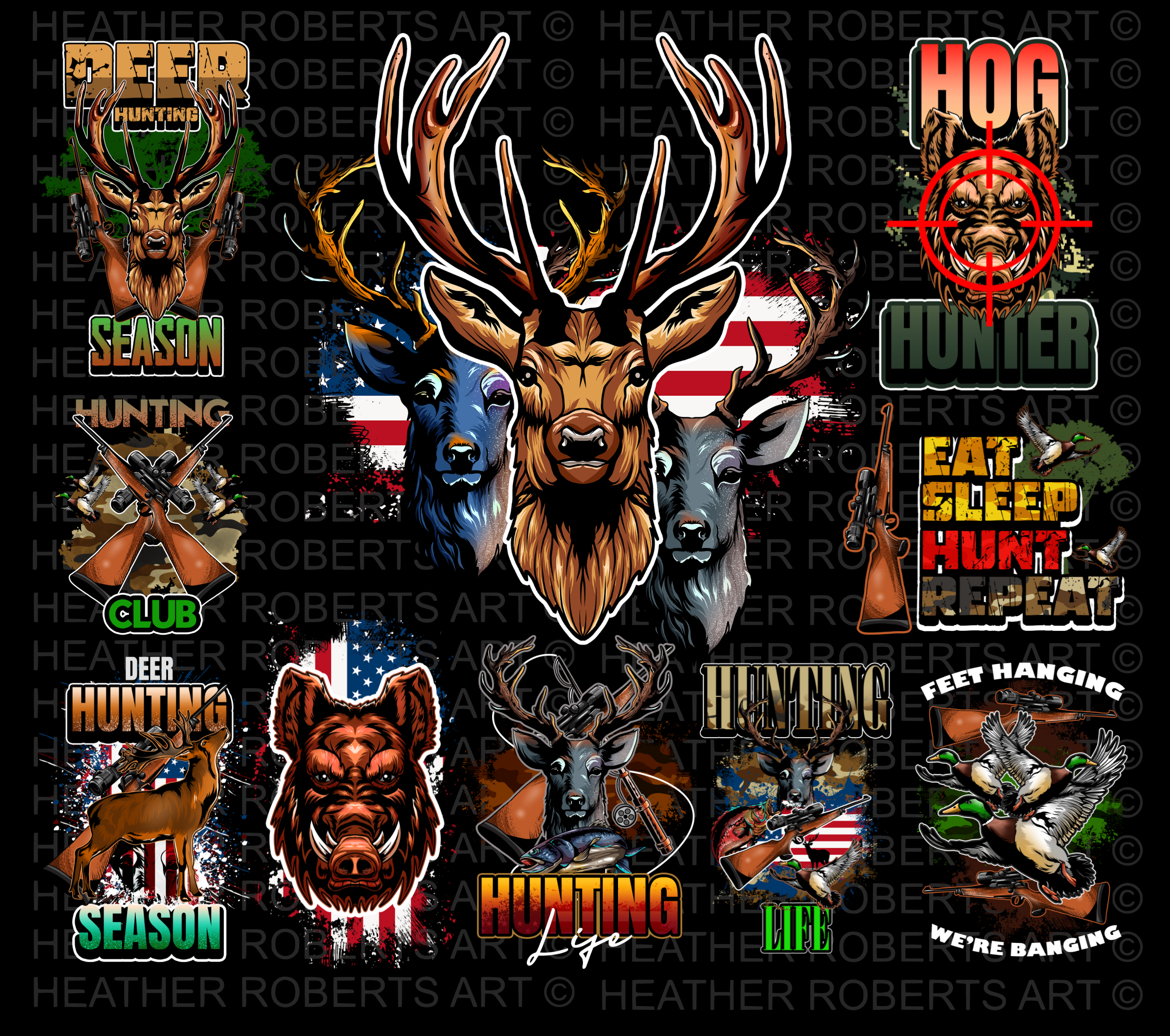 Hunting Sublimation Bundle