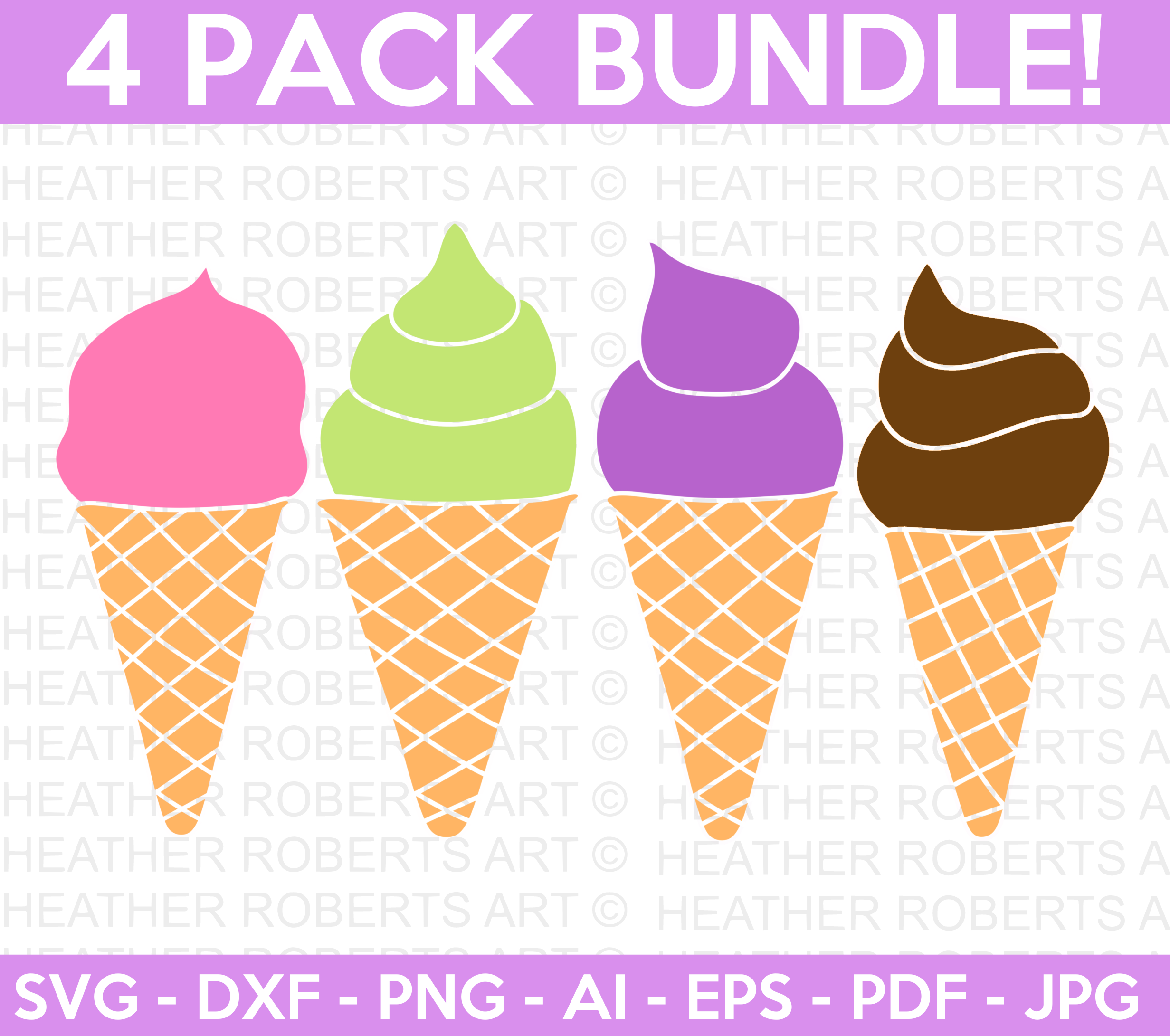 Ice Cream SVG Bundle