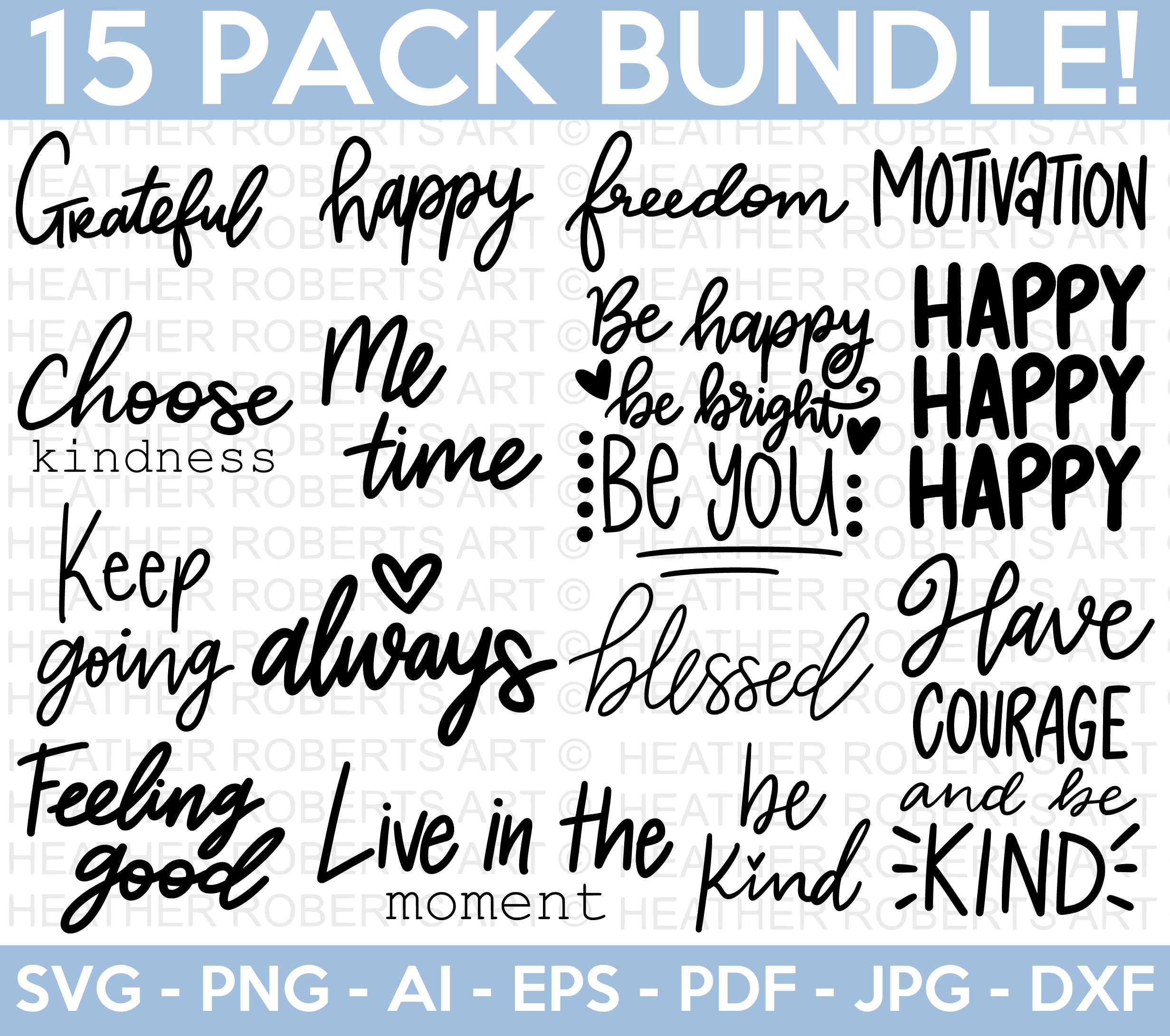 Inspirational Quotes SVG Bundle