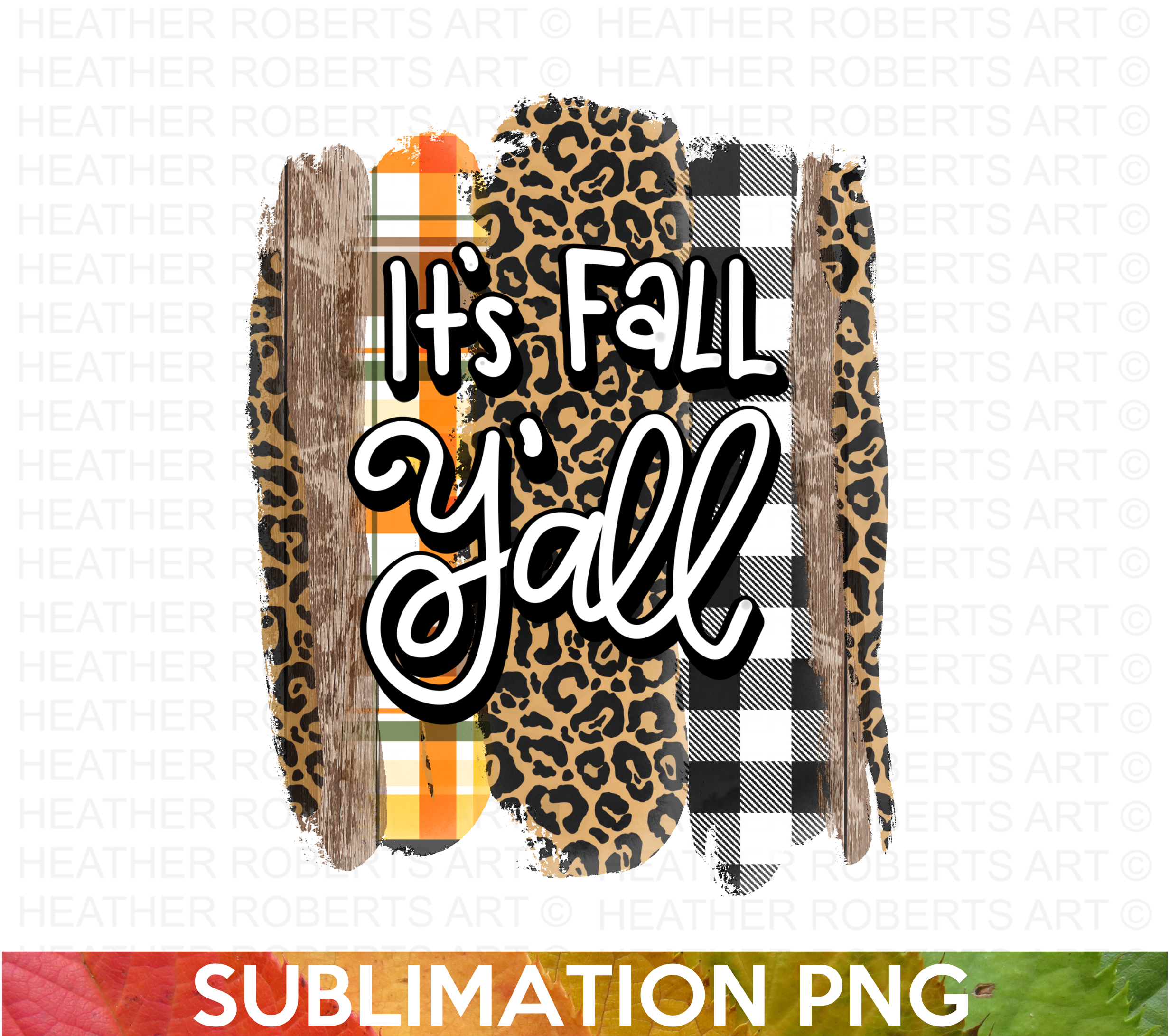 It's Fall Y'all Sublimation PNG