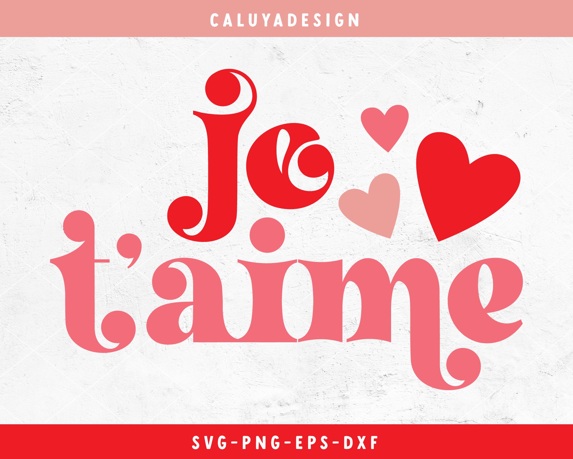 Je T'aime SVG
