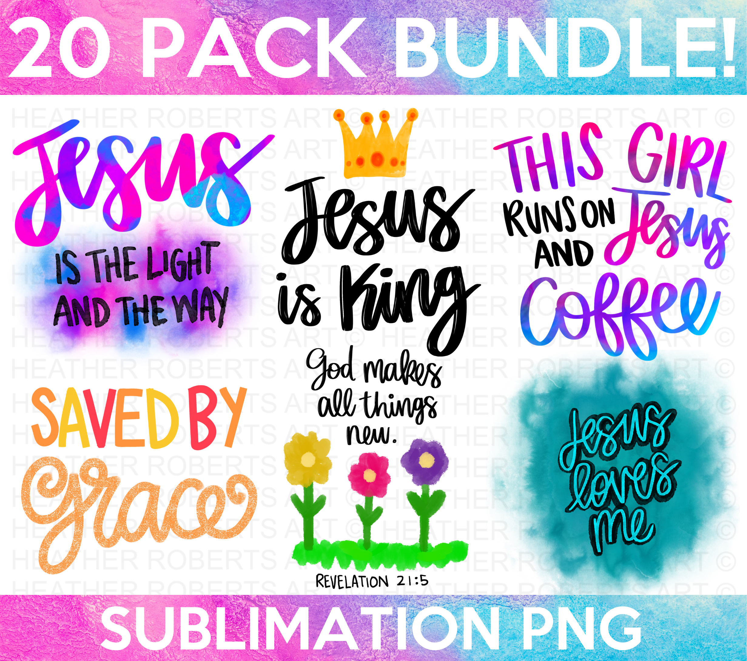 Jesus Sublimation Bundle