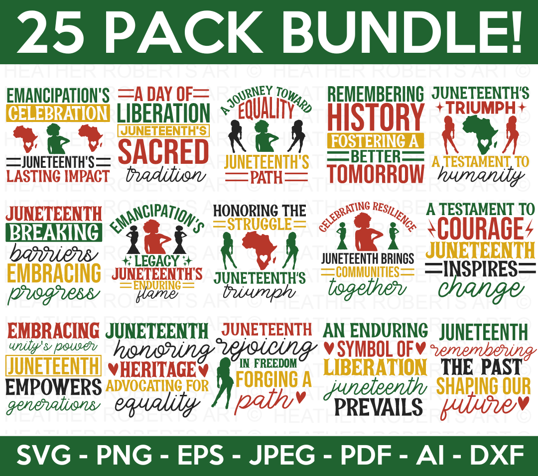 Juneteenth SVG Bundle