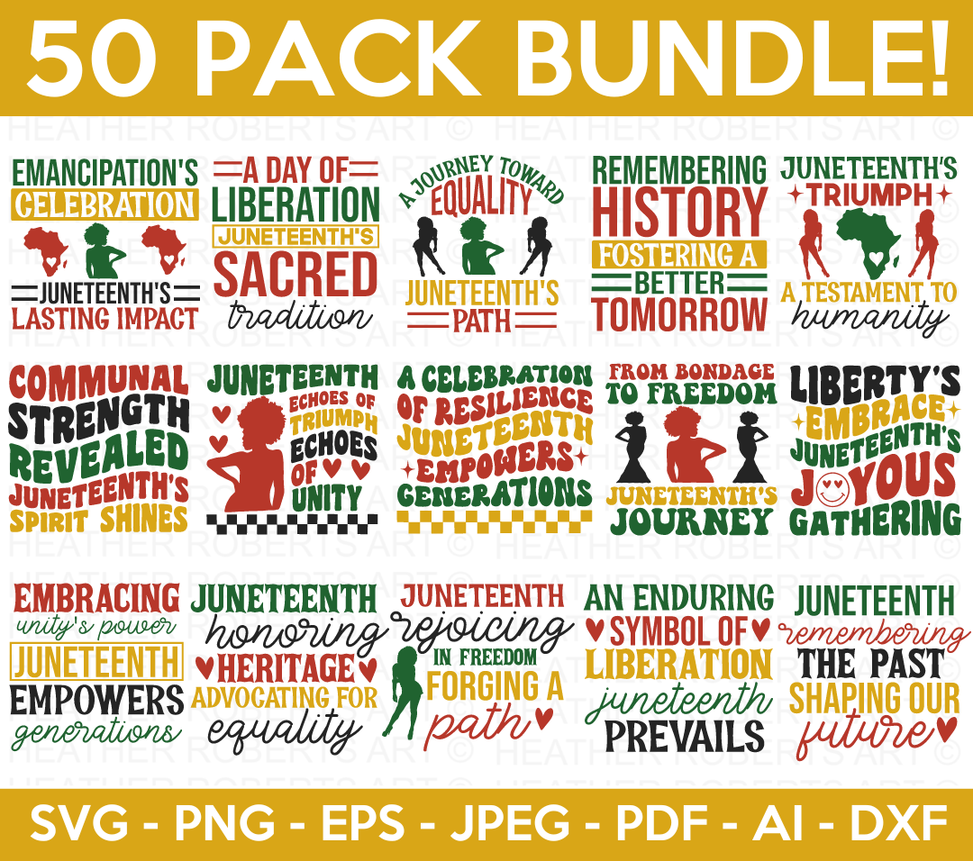 Juneteenth SVG Bundle