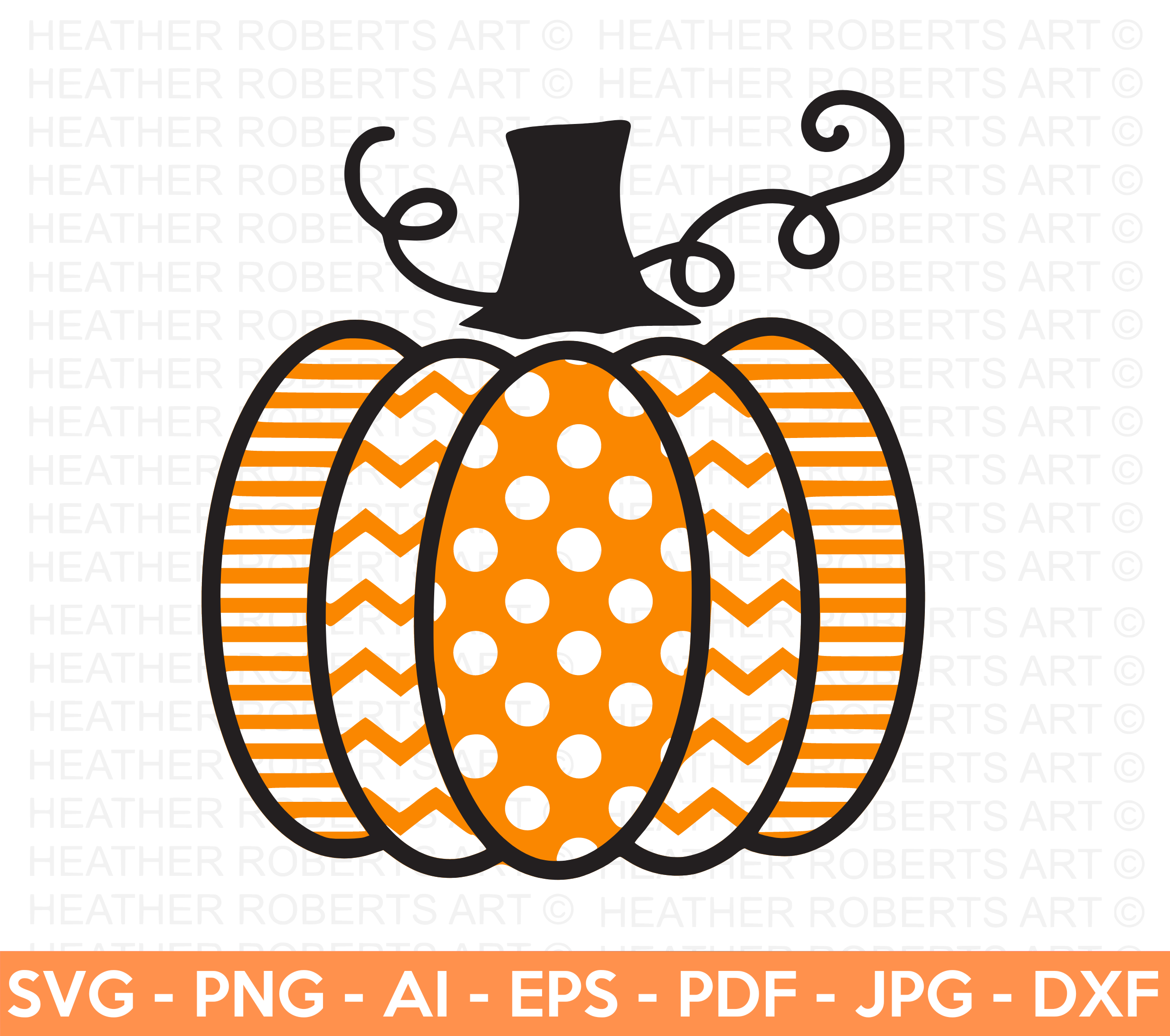Layered Pumpkin svg