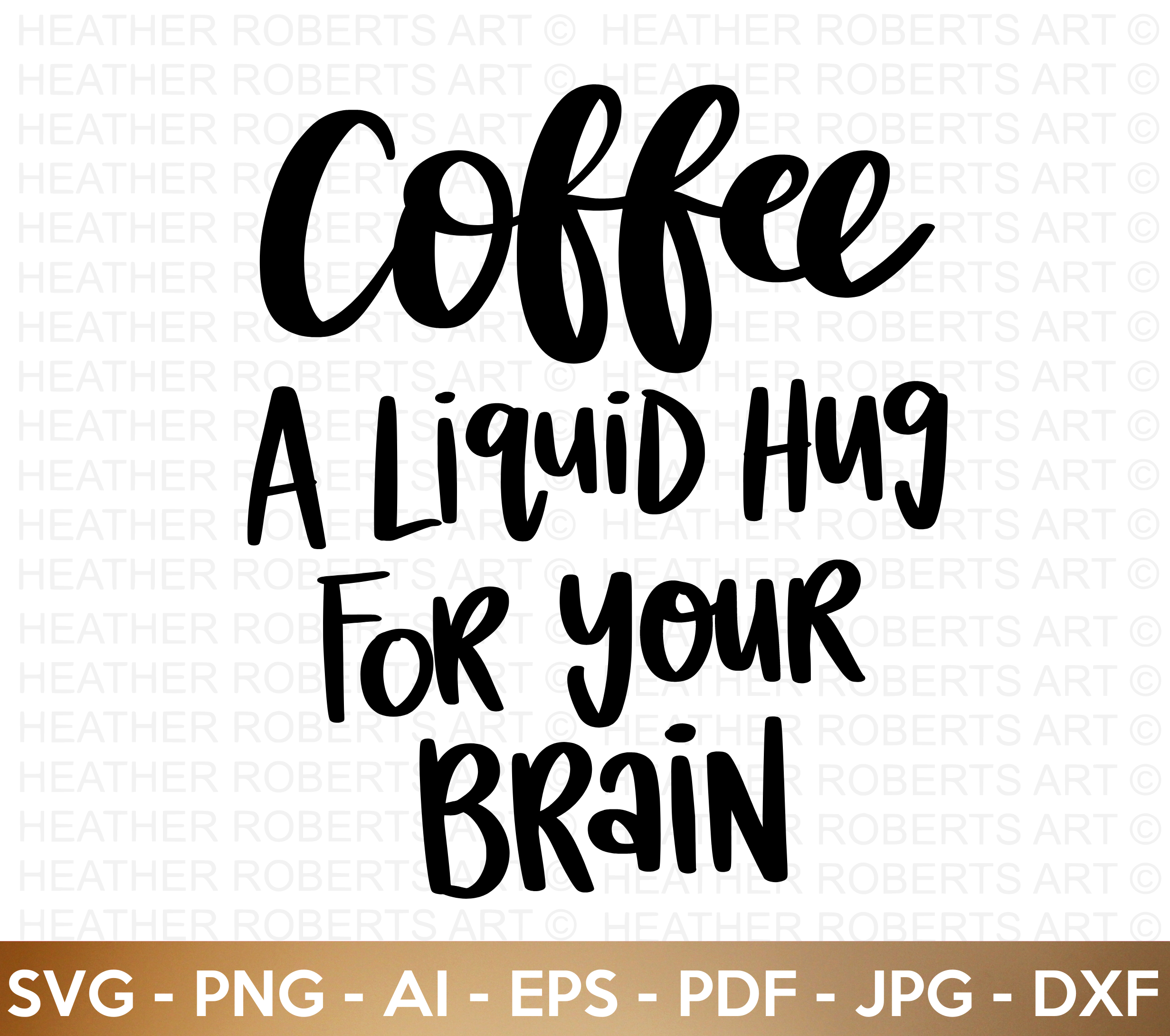 Liquid Hug For Your Brain SVG