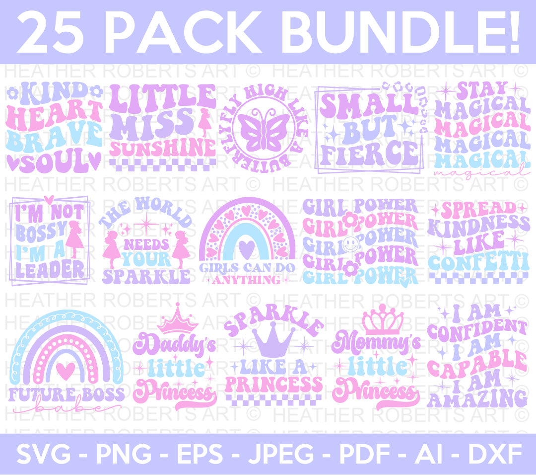 Little Girl SVG Bundle