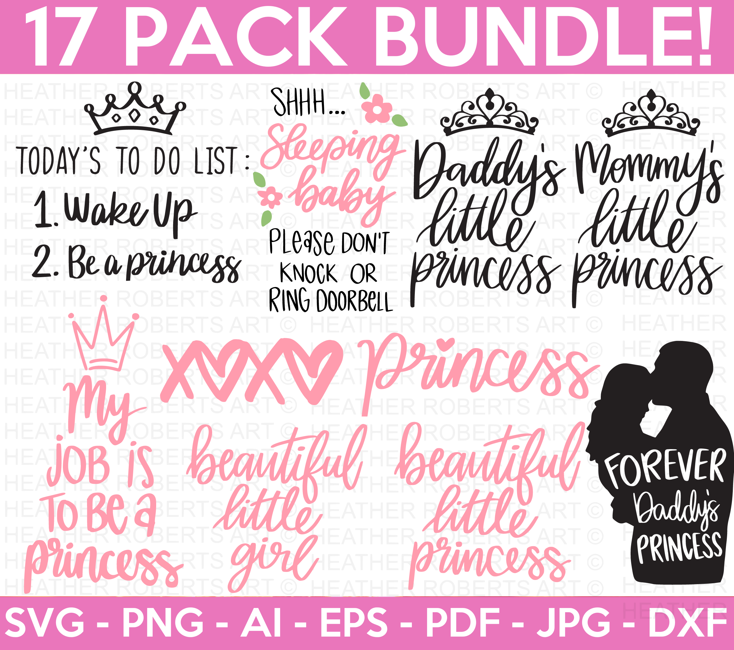 Little Girl SVG Bundle