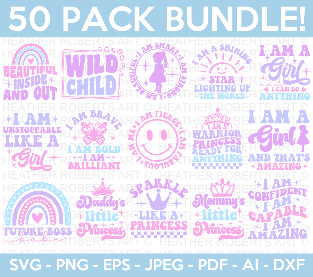 Little Girl SVG Bundle