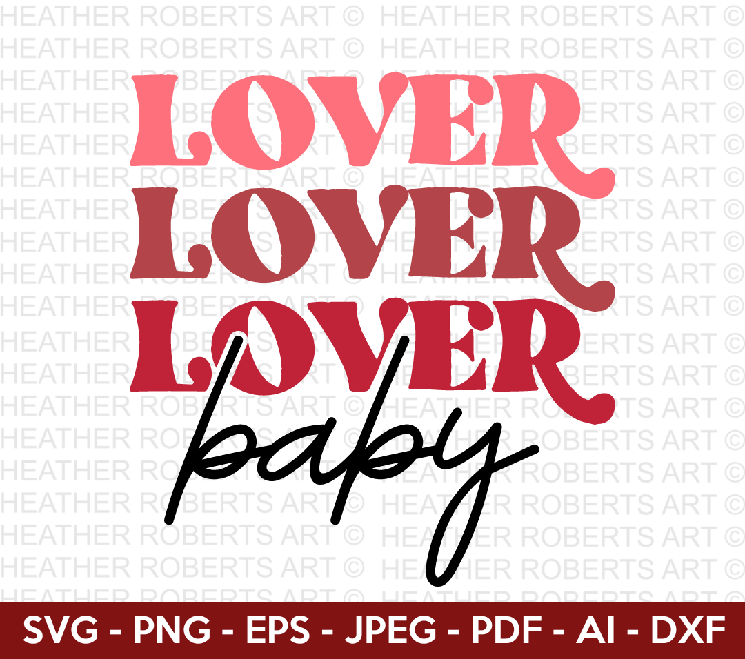 Love Baby Retro Svg