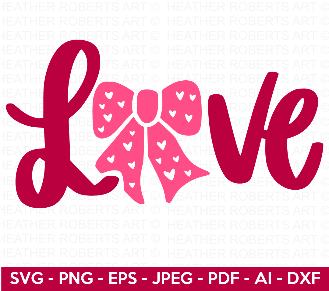 Love Bow SVG